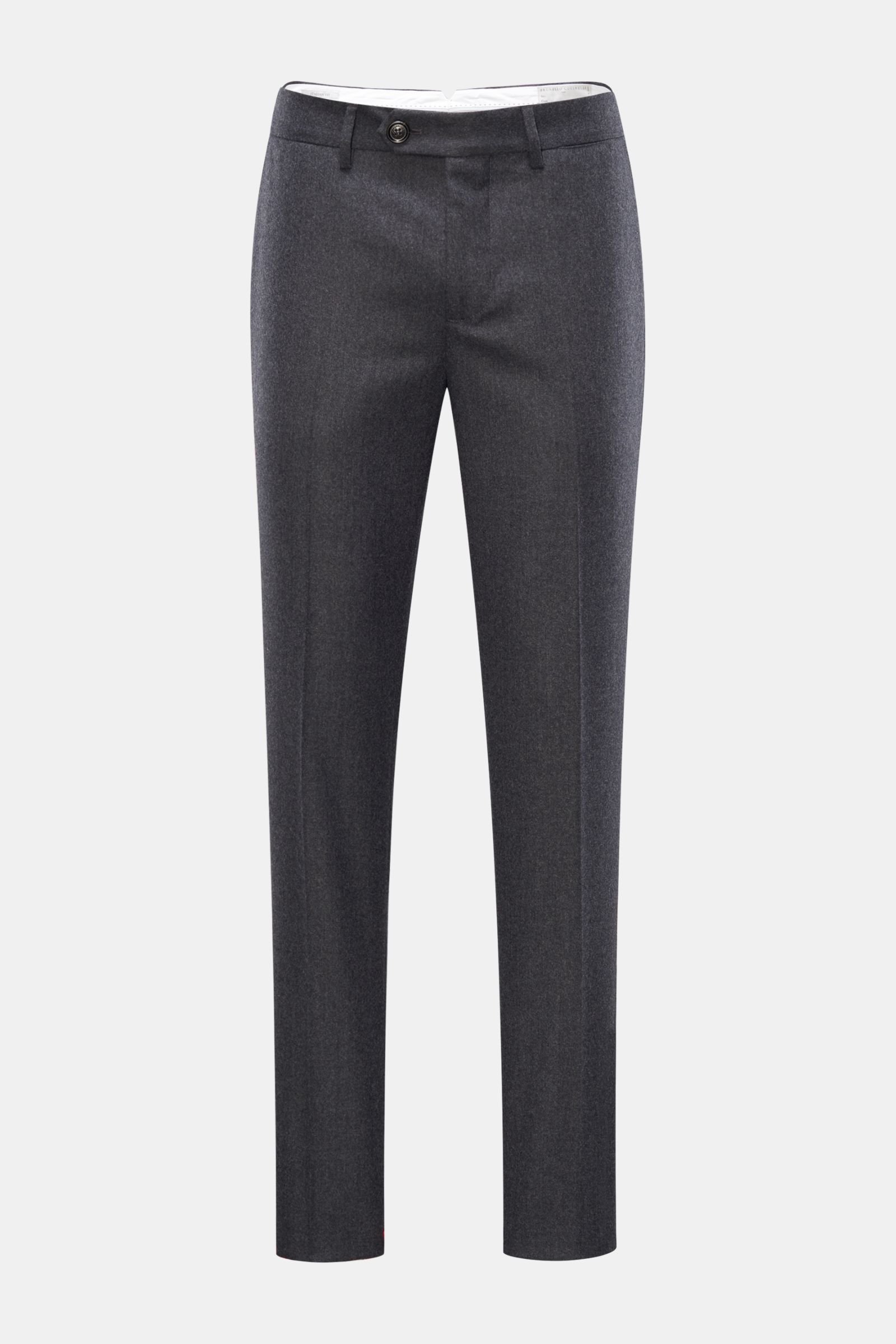 Wool trousers 'Italian Fit' anthracite