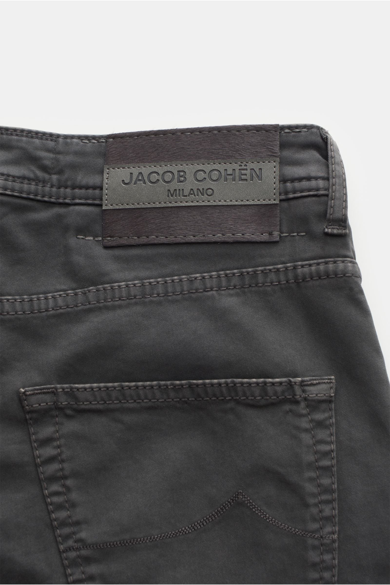 JACOB COHEN trousers 'Lenny Milano' dark grey | BRAUN Hamburg