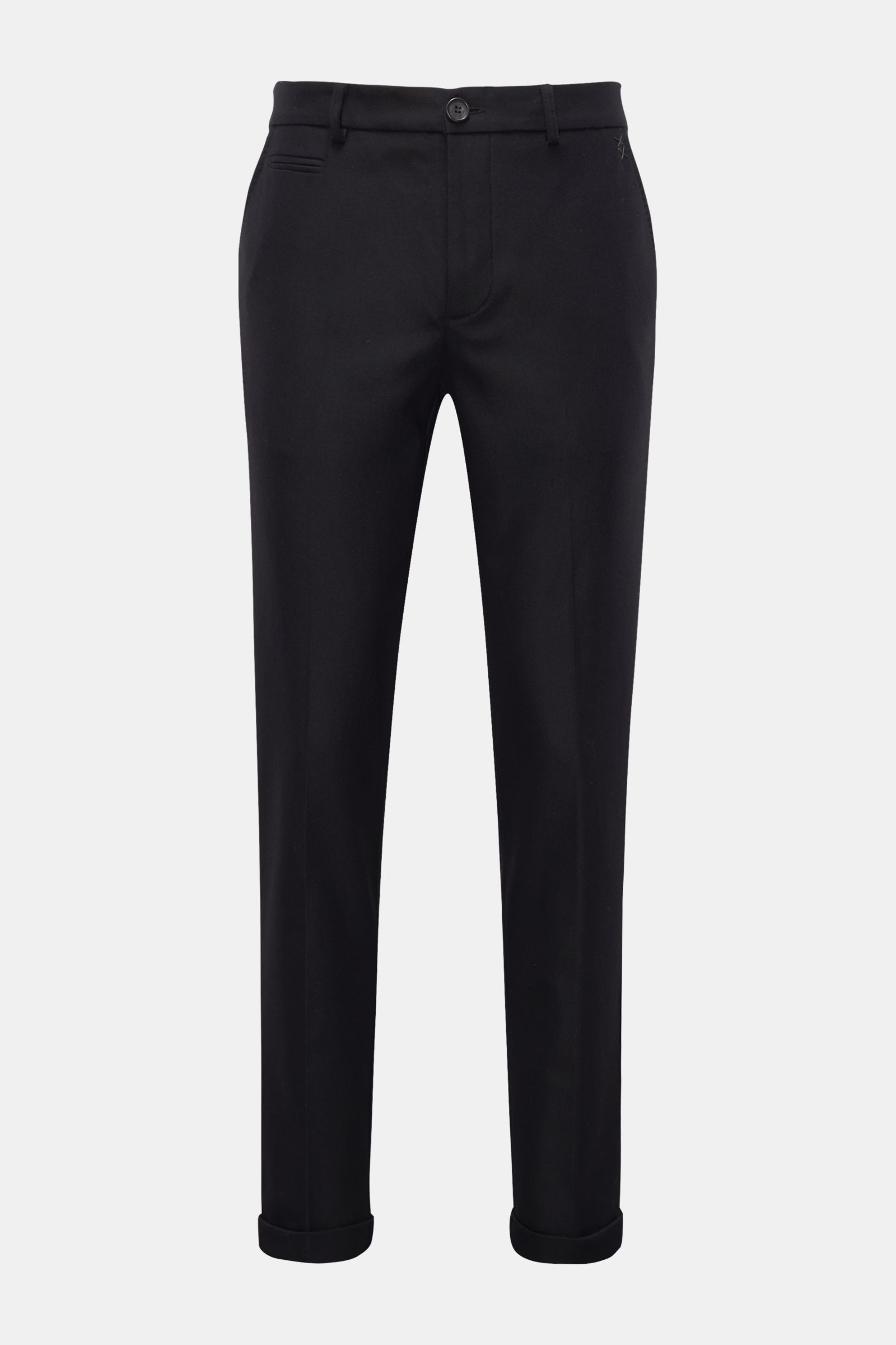 Weber+Weber Trousers 'Felted Wool' black
