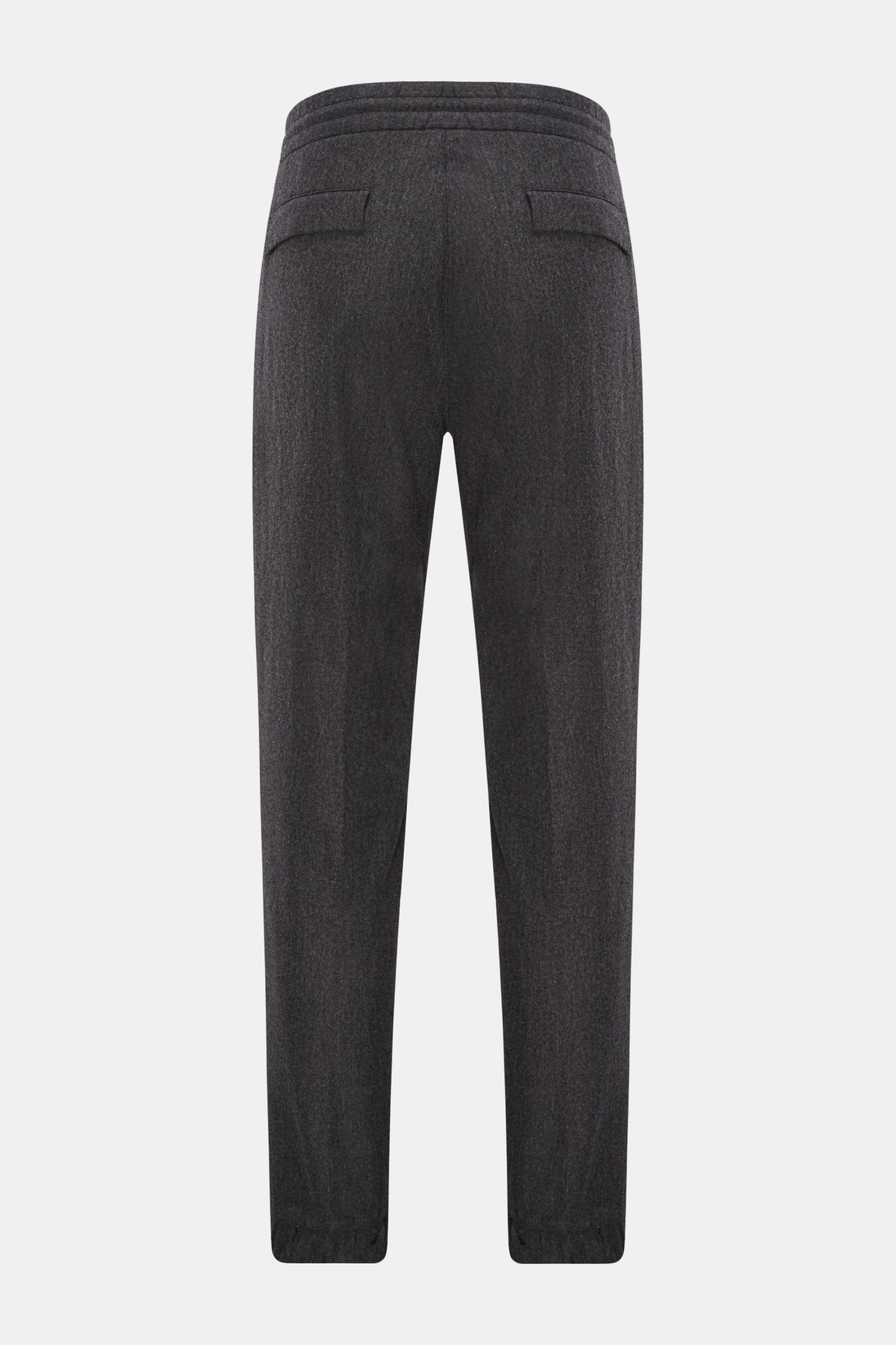 04651/ A trip in a bag Jogpants 'Flannell Jogg' dunkelgrau meliert