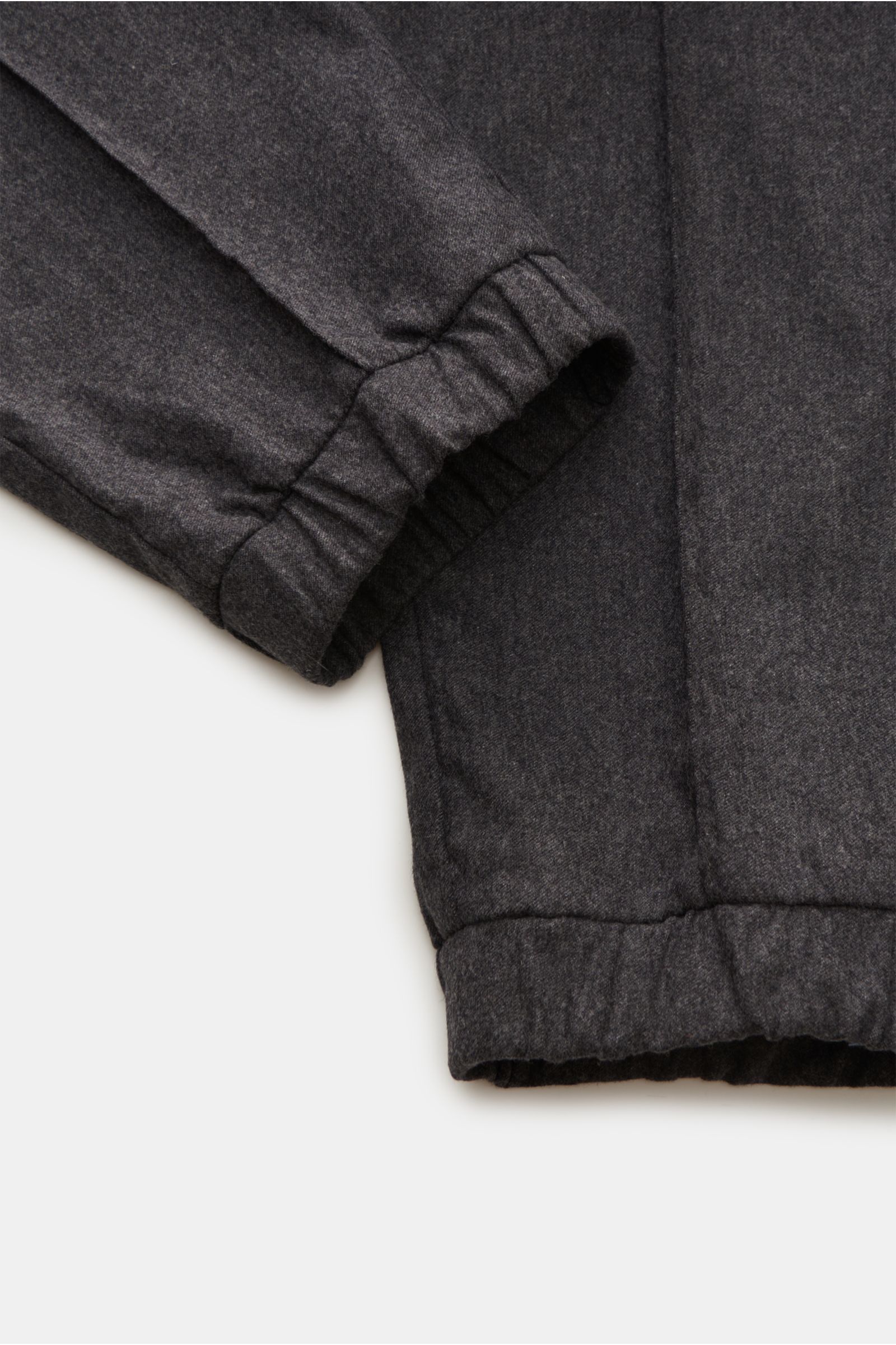 04651/ A trip in a bag Jogpants 'Flannell Jogg' dunkelgrau meliert