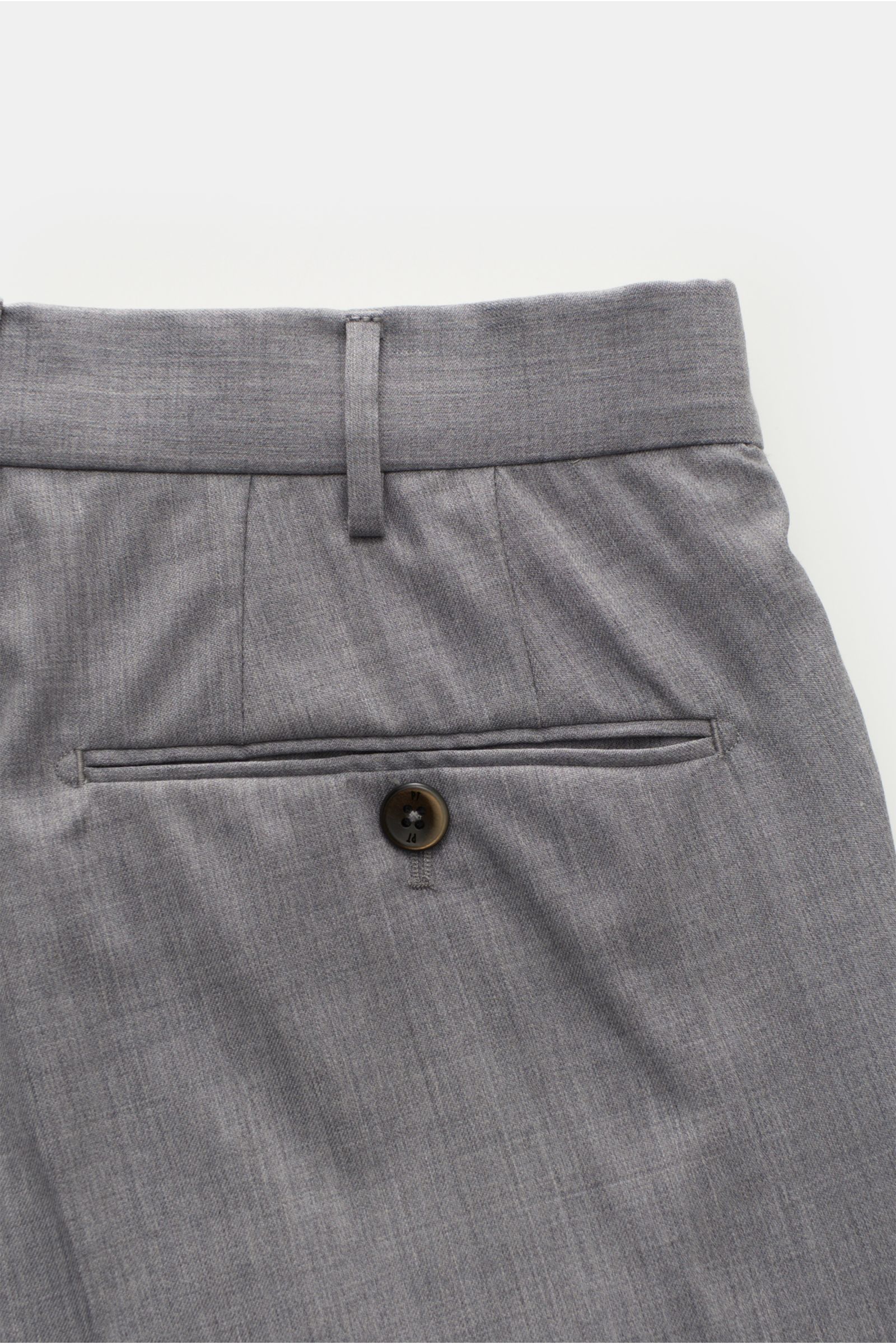 PT Torino Wollhose 'Slim Fit' hellgrau