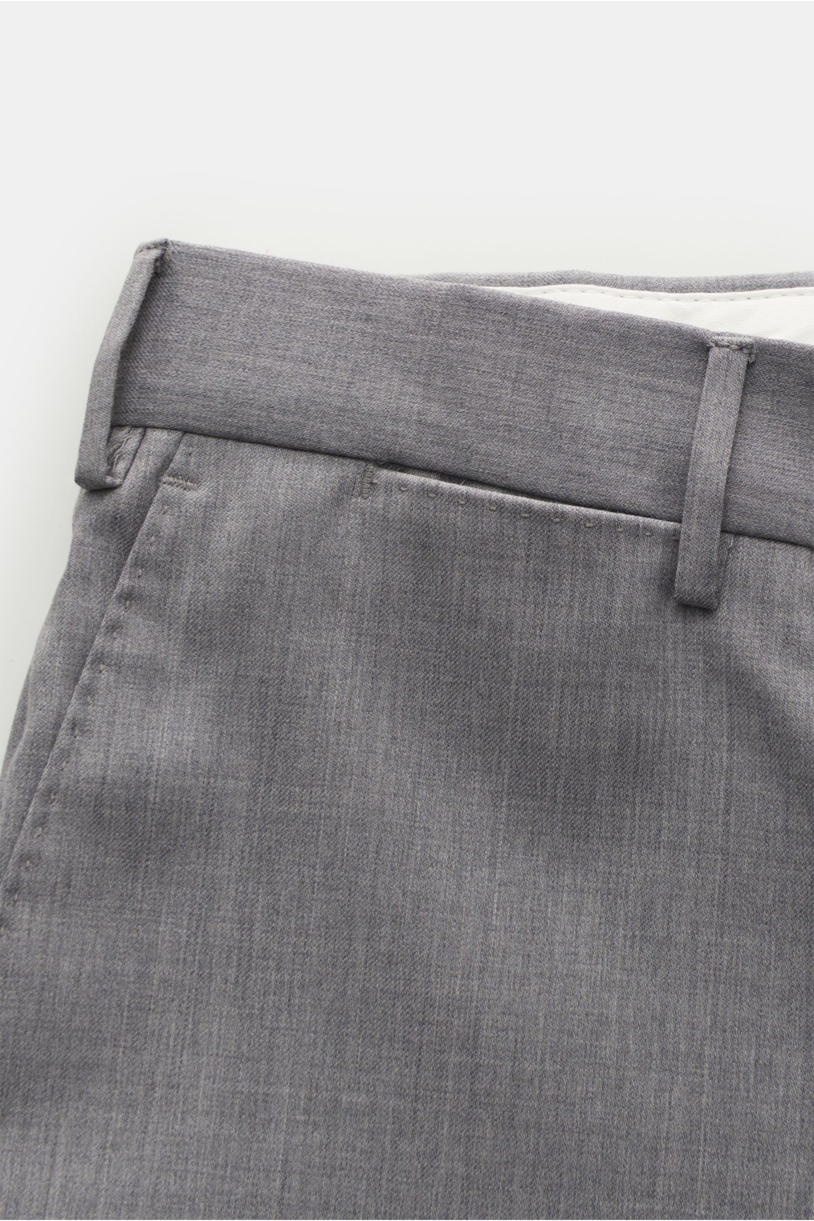 PT Torino Wollhose 'Slim Fit' hellgrau