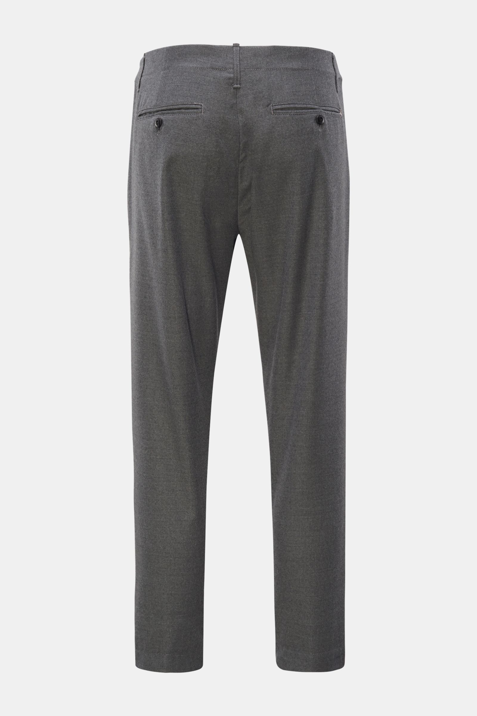 DONDUP wool trousers 'Ben' dark grey