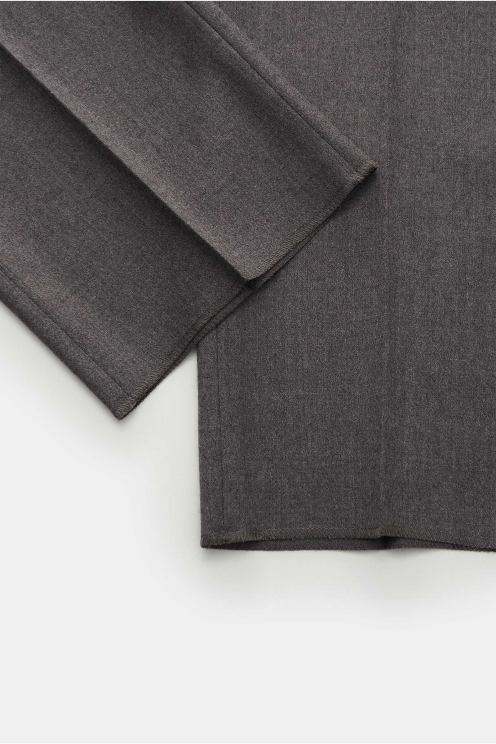 PT Torino Wollhose 'Slim Fit' dunkelgrau meliert