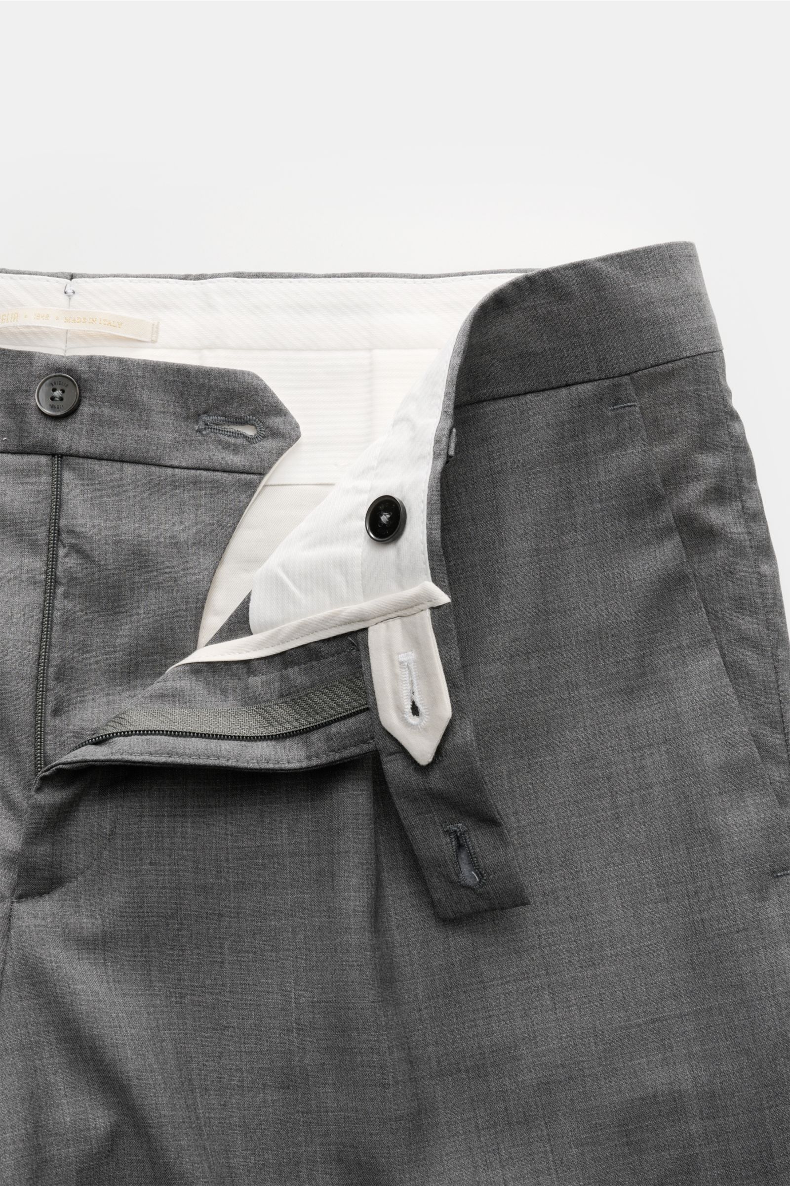 Briglia 1949 Wool trousers grey melange