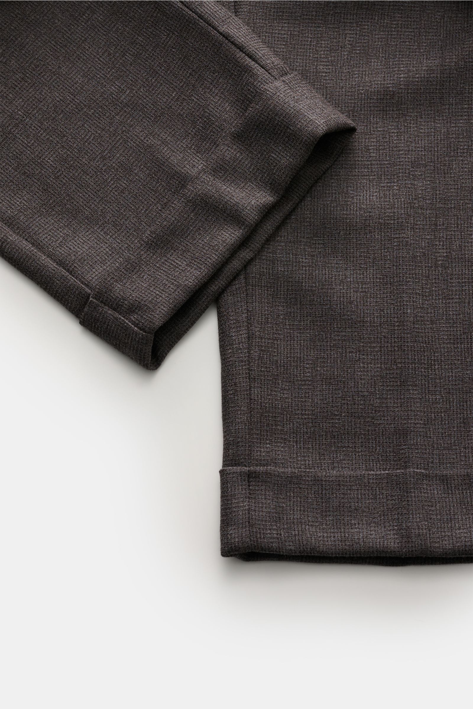 Marco Pescarolo Woll-Jogpants 'Manu' dunkelgrau meliert