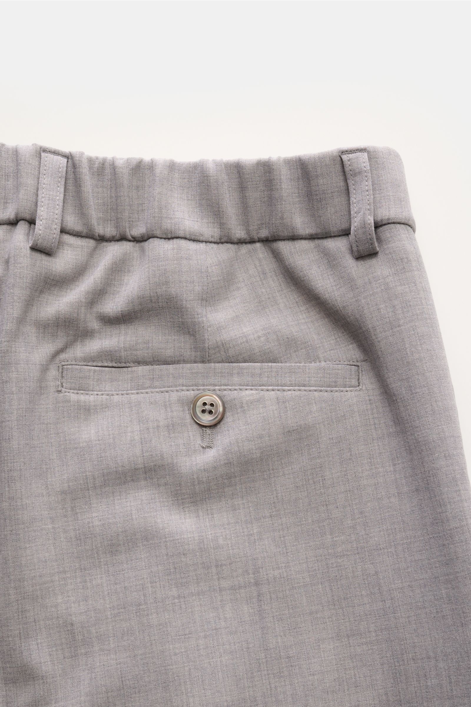 Marco Pescarolo Wollhose 'Far' grau meliert