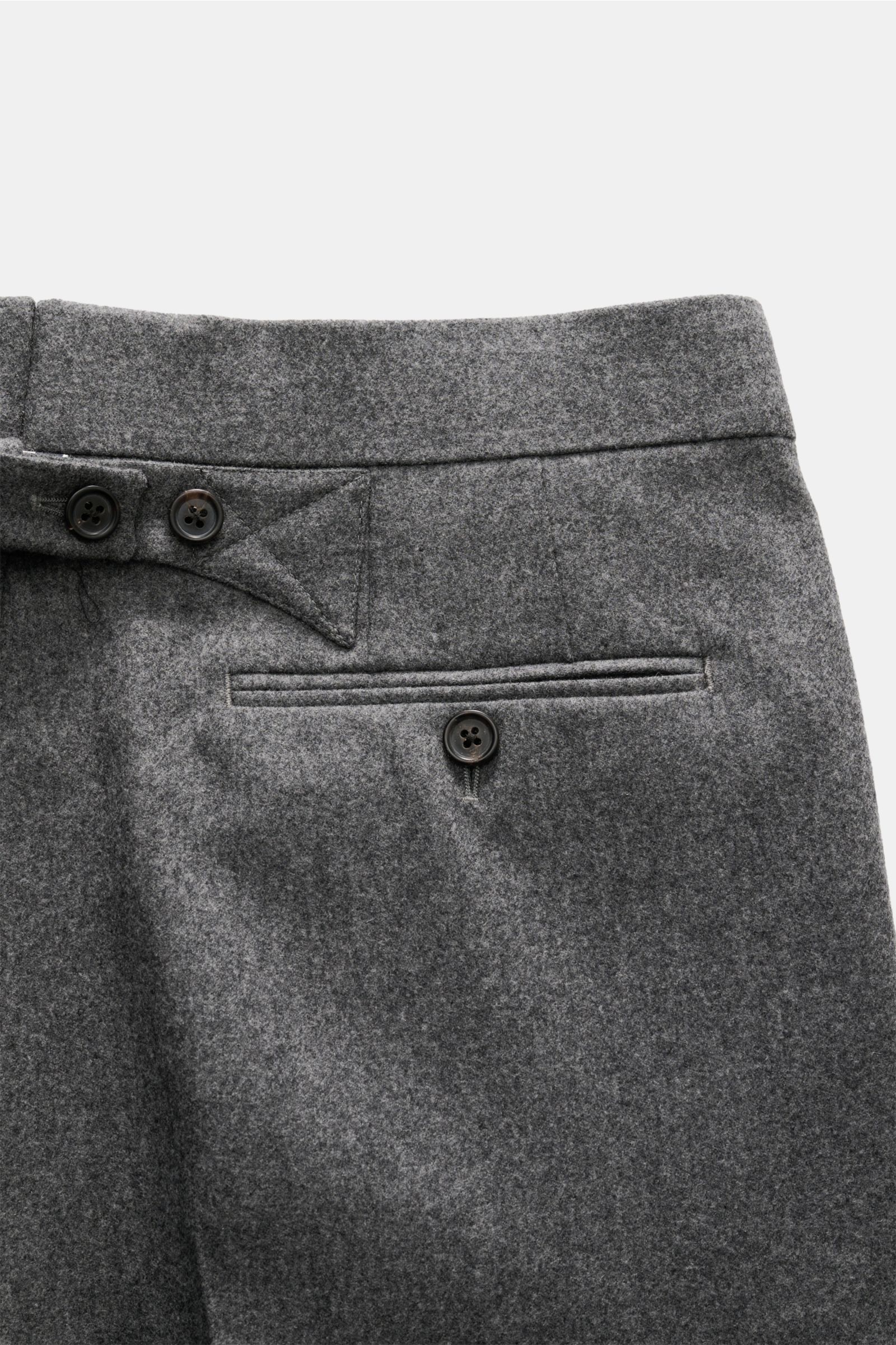 Thom Browne Wollhose dunkelgrau meliert