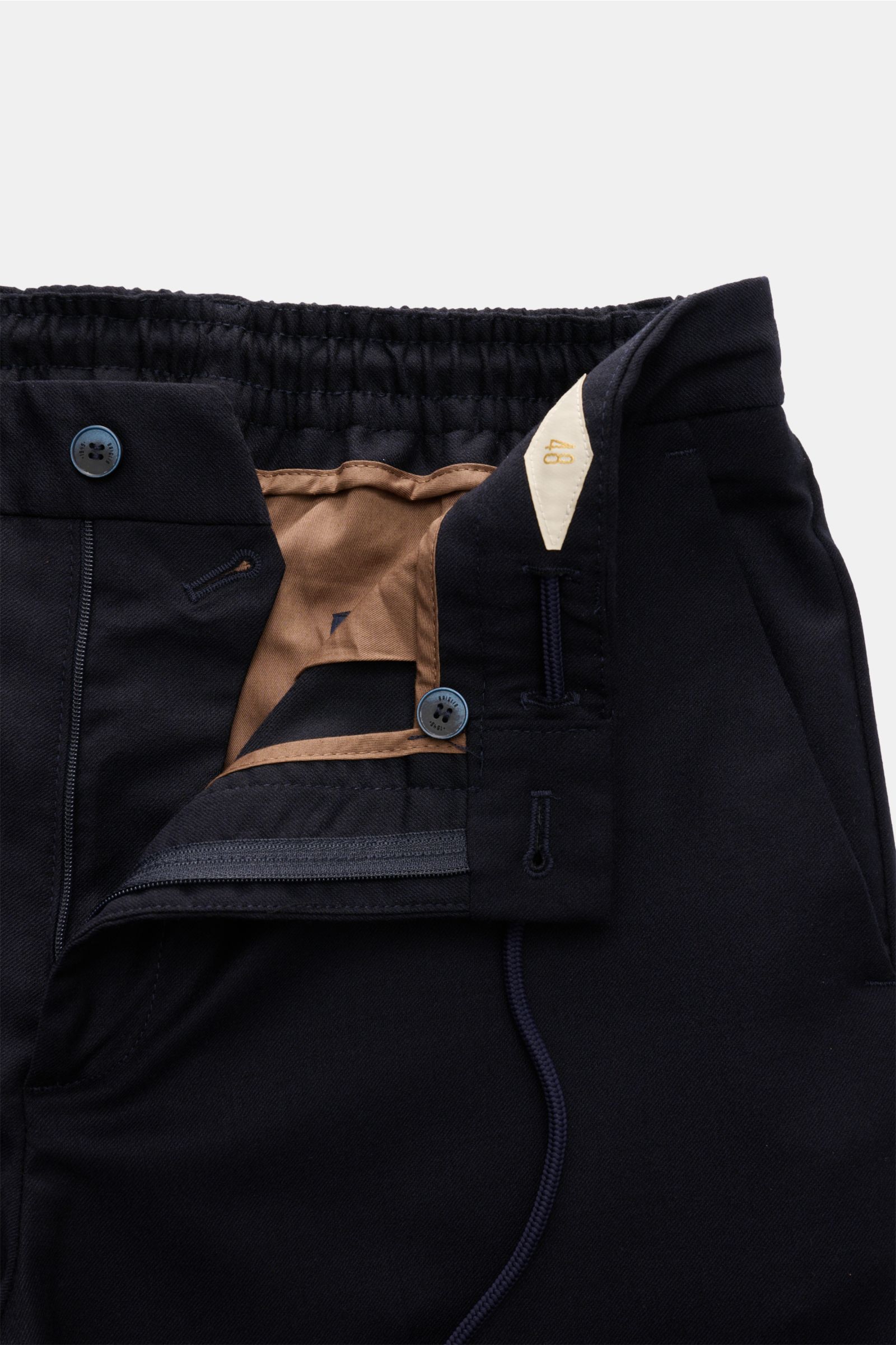 Briglia 1949 Woll-Jogpants 'Covents' navy