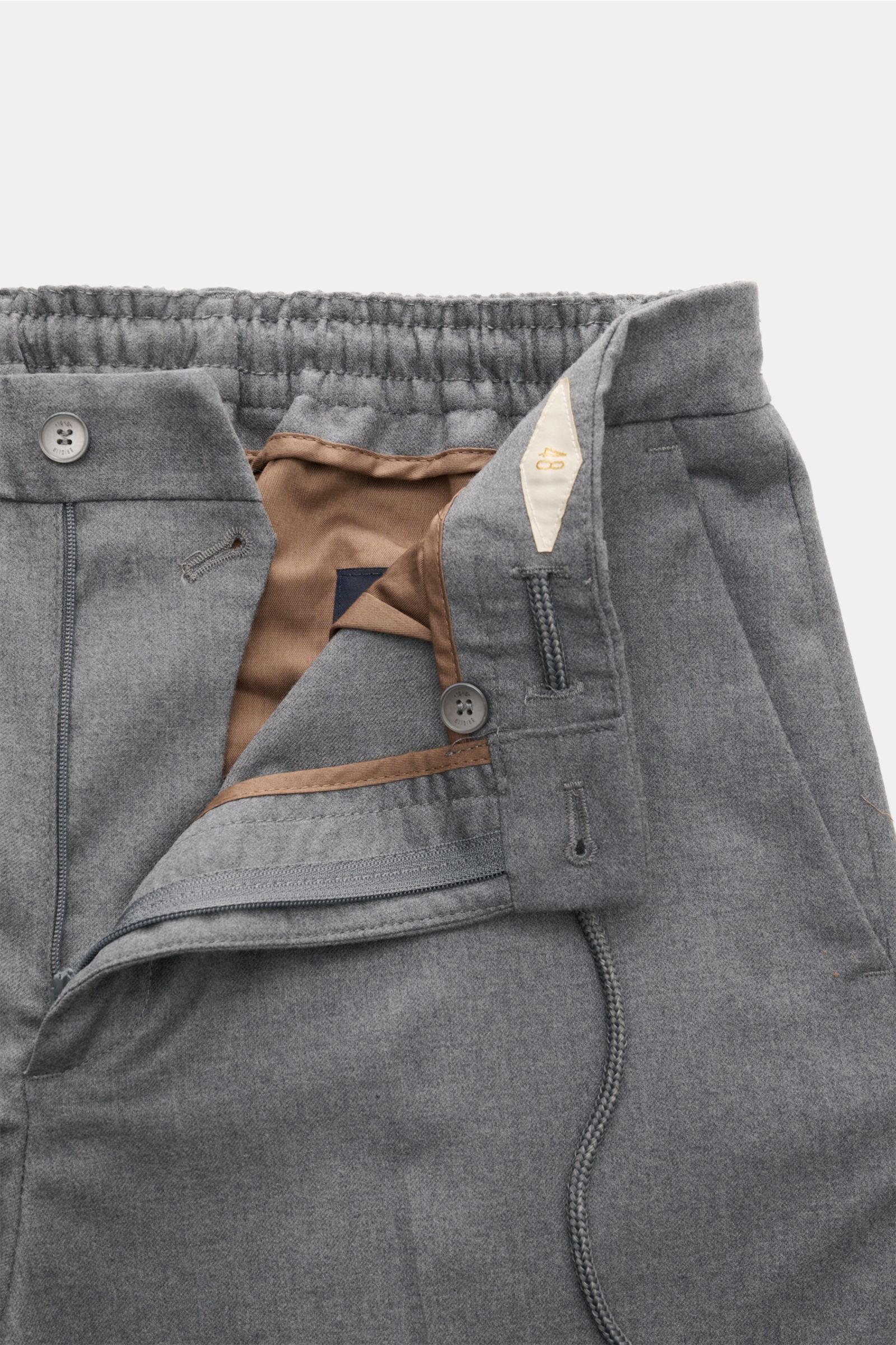 Briglia 1949 Woll-Jogpants 'Covents' grau meliert