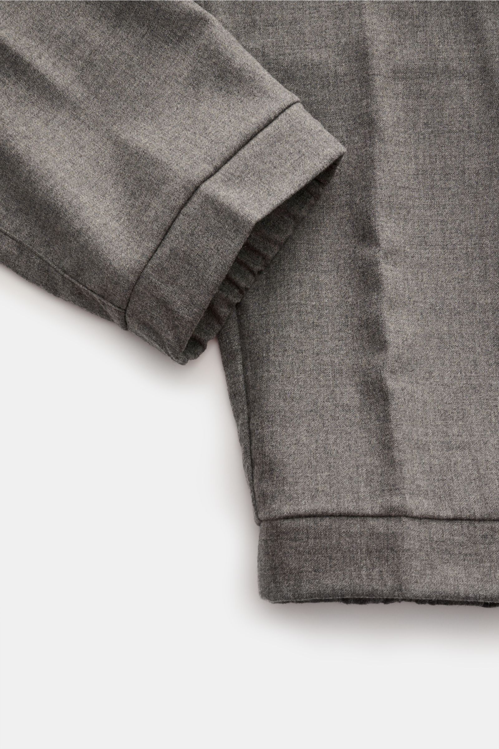 04651/ A trip in a bag Woll-Cargohose 'Flannel Cargo' grau meliert