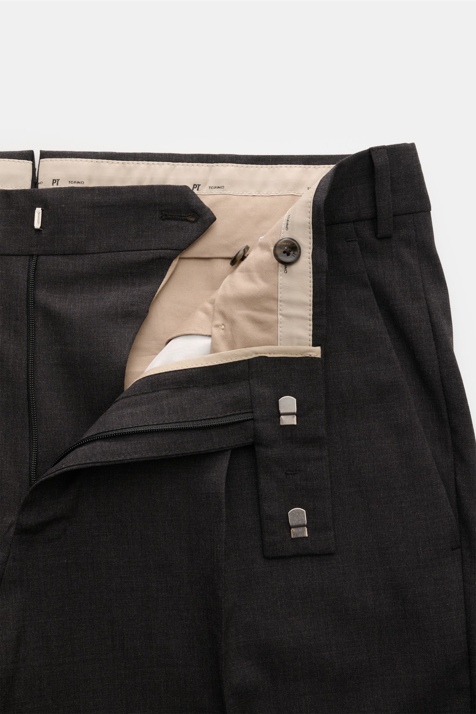 PT Torino Wollhose 'The Rebel' anthrazit meliert