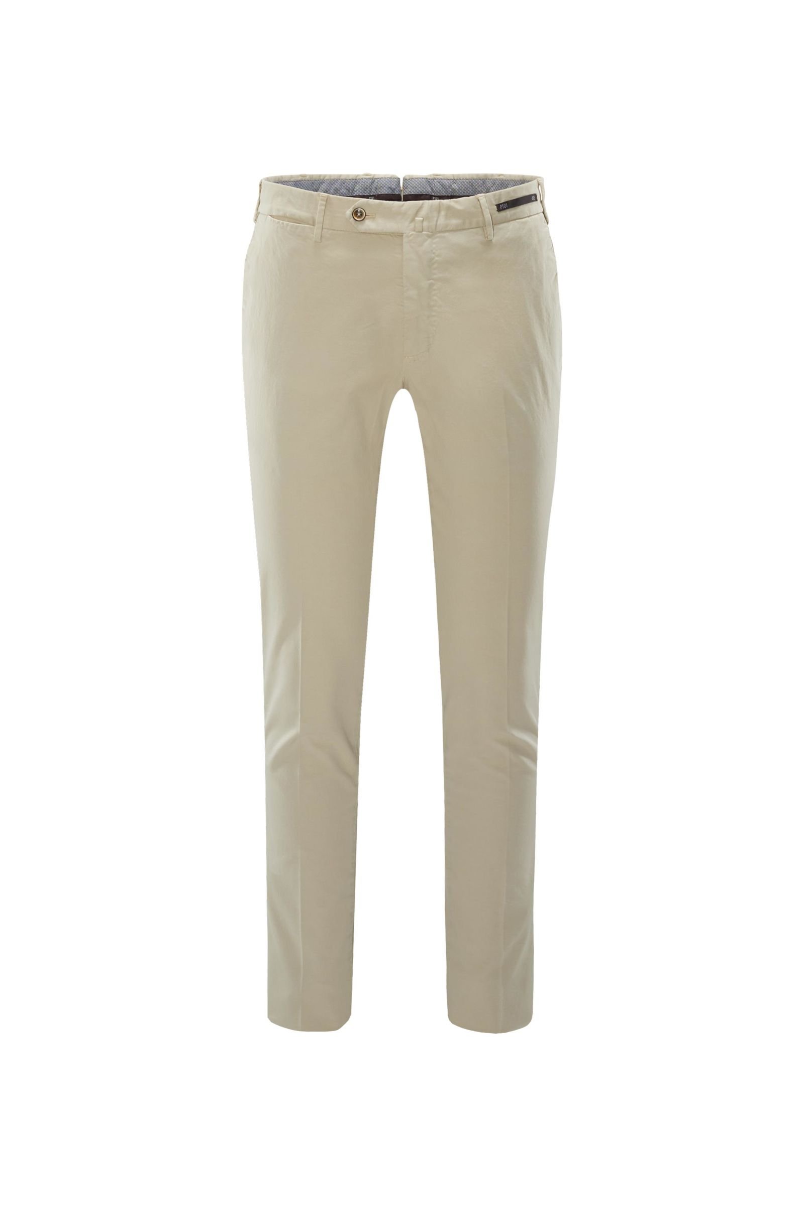 Chinos 'Business Evo Fit' beige patterned