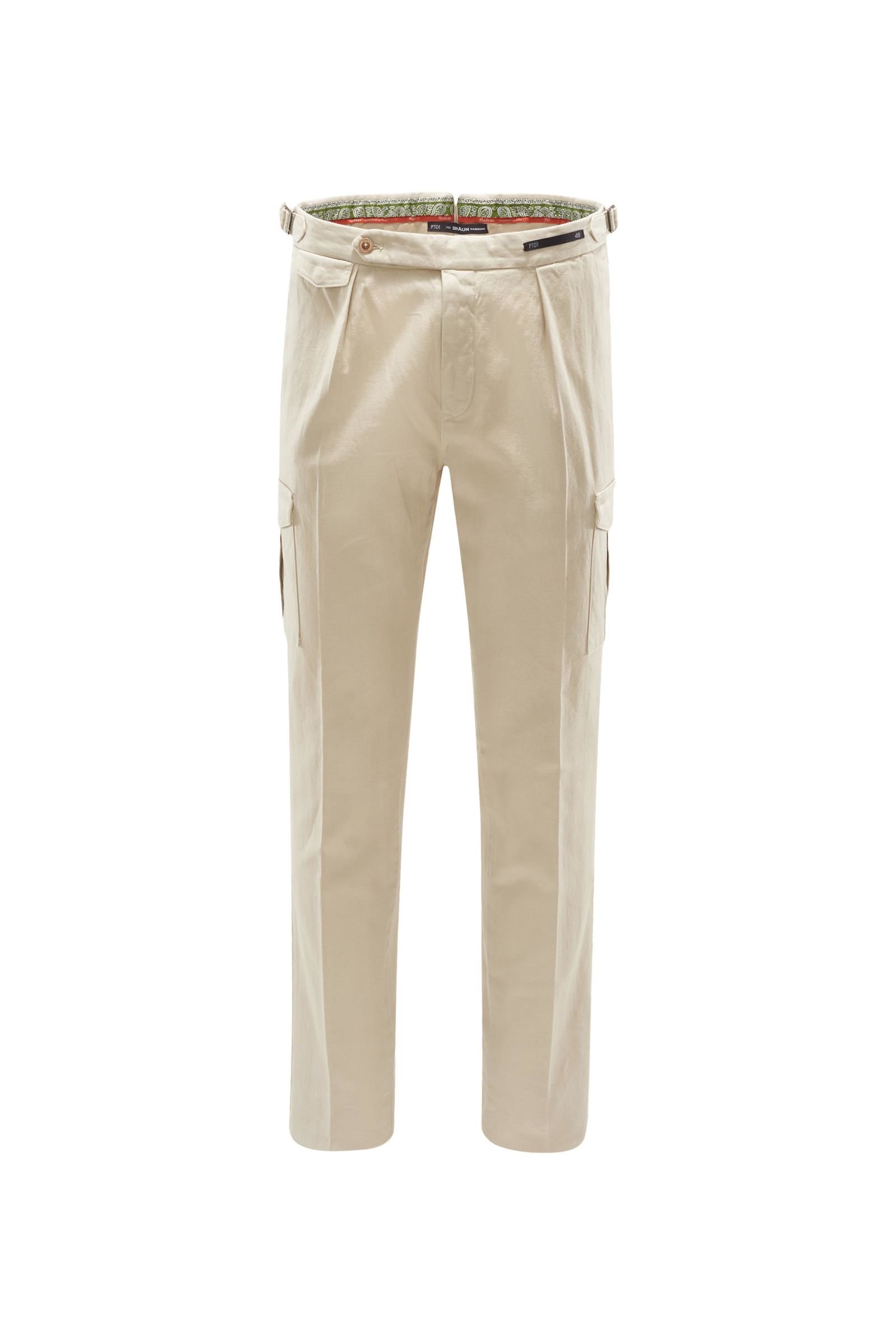 Cargo pants 'Madras Gentleman Fit' beige