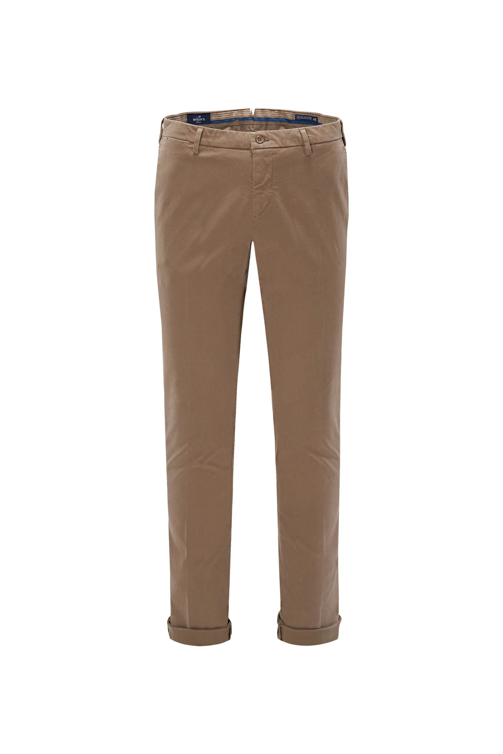 Cotton trousers 'Forte dei Marmi' grey-brown