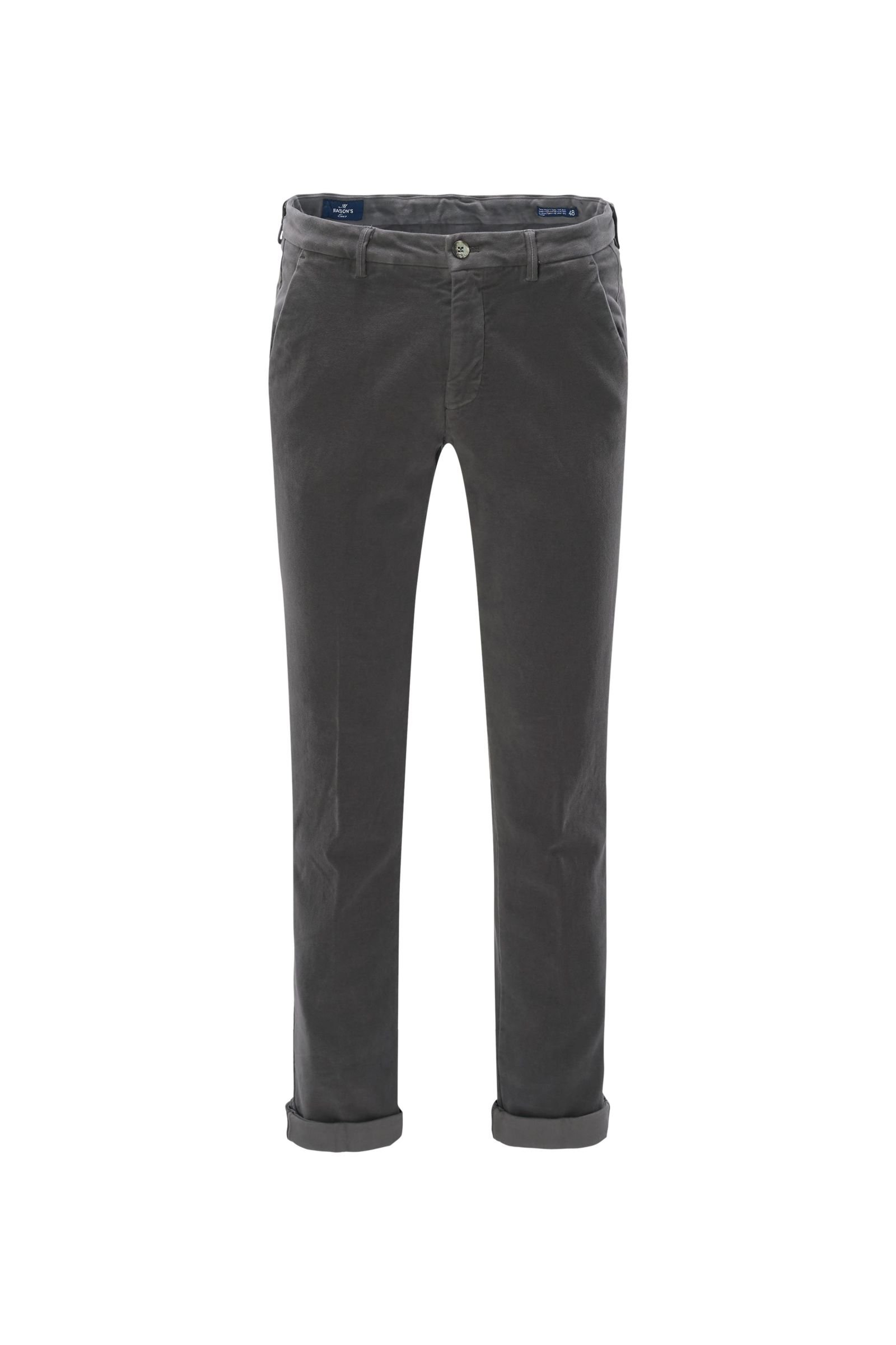 Fustian trousers 'Torino' dark grey