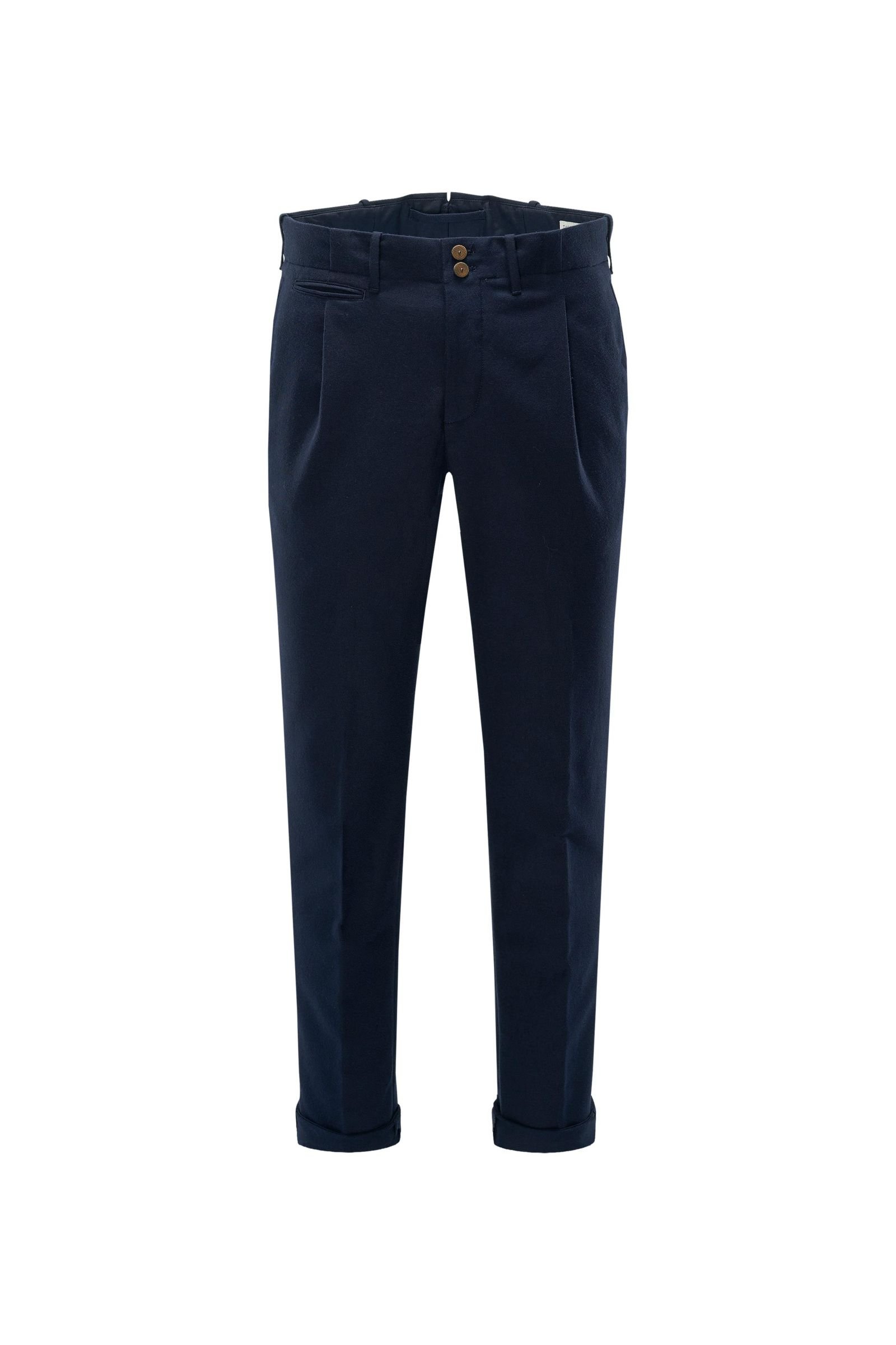 Chino 'Carrot Fit' navy