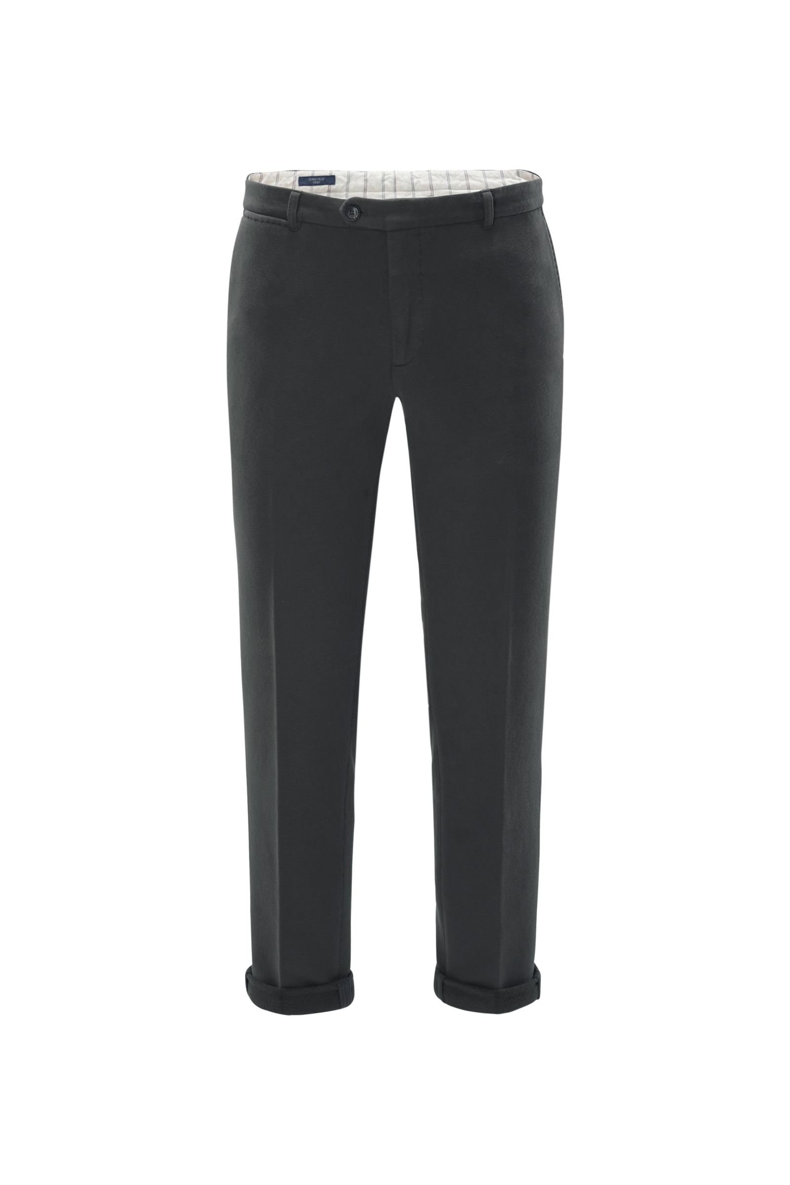 Jersey trousers dark grey