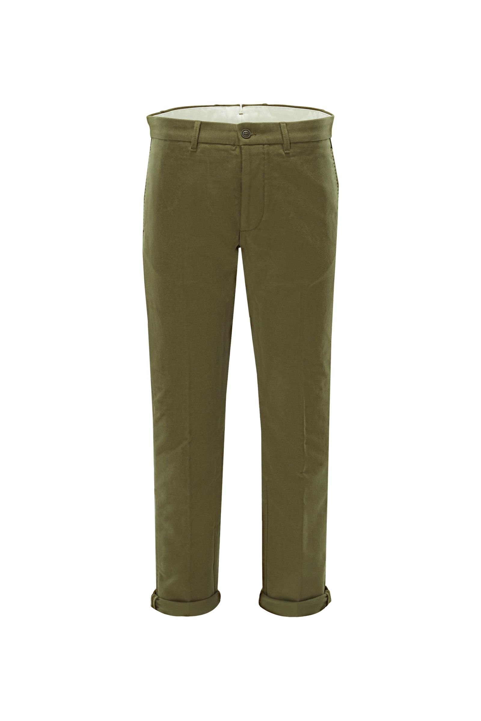 Fustian trousers 'Piatto AMF/32-45' olive