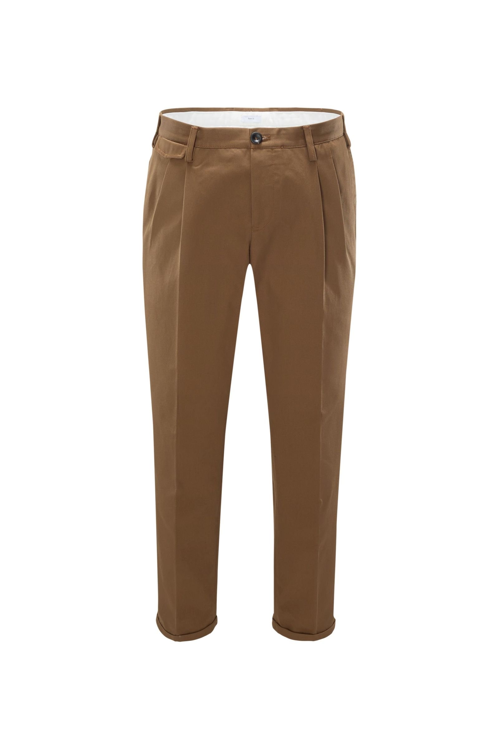 Cotton trousers 'Style 02' brown