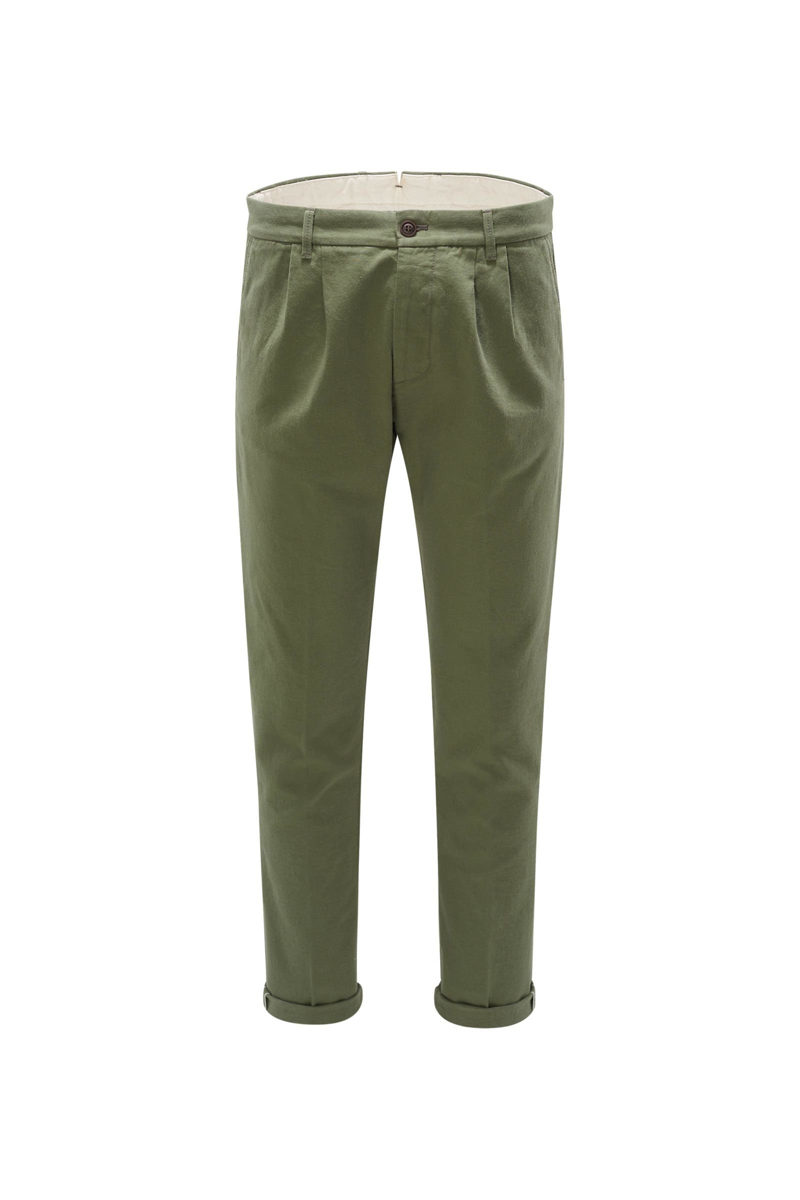 Cotton trousers 'Pences' green