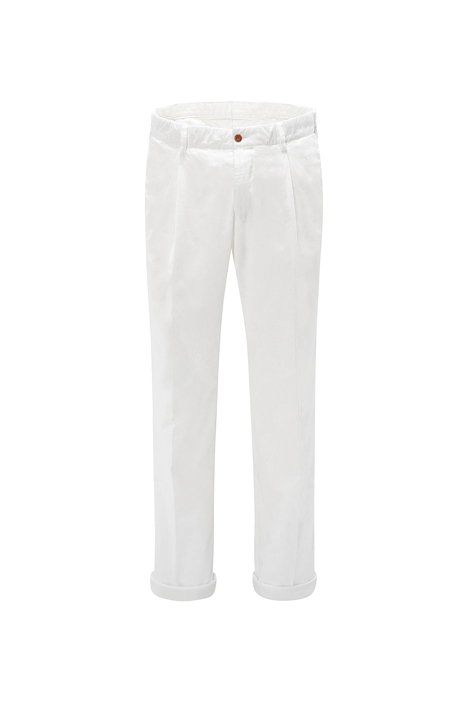 Corduroy trousers 'Aantioco' white