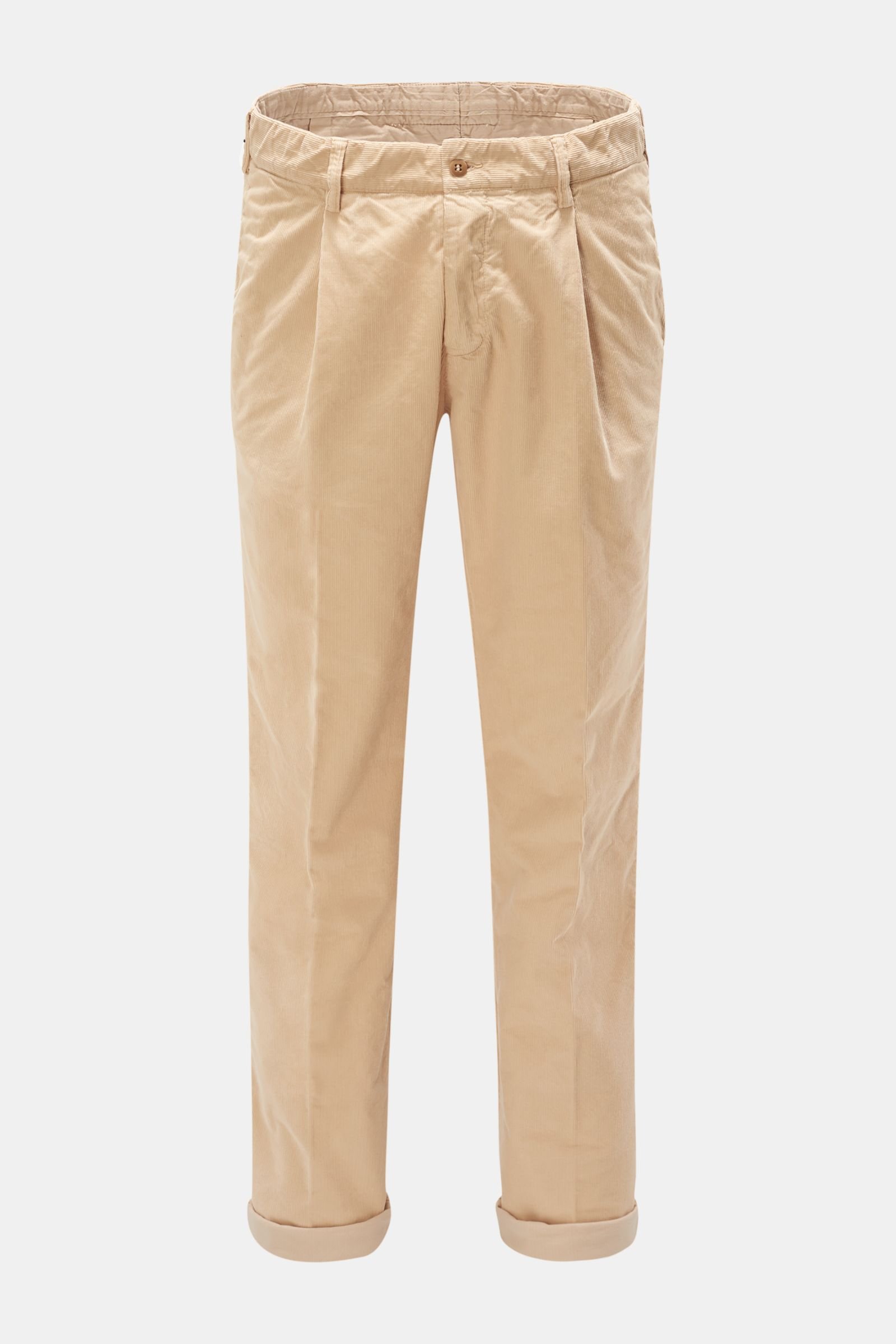 Corduroy trousers 'Aantioco' light brown