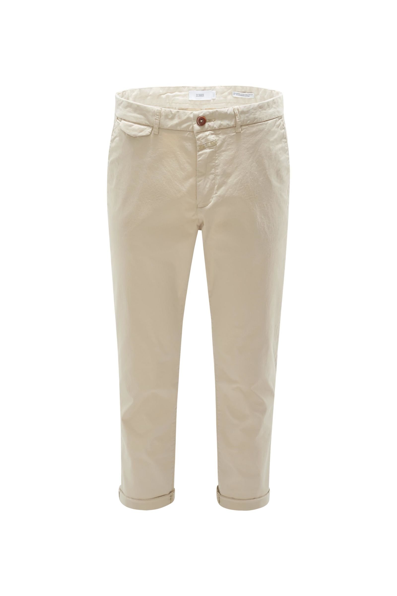 Chino 'Atelier Cropped' beige