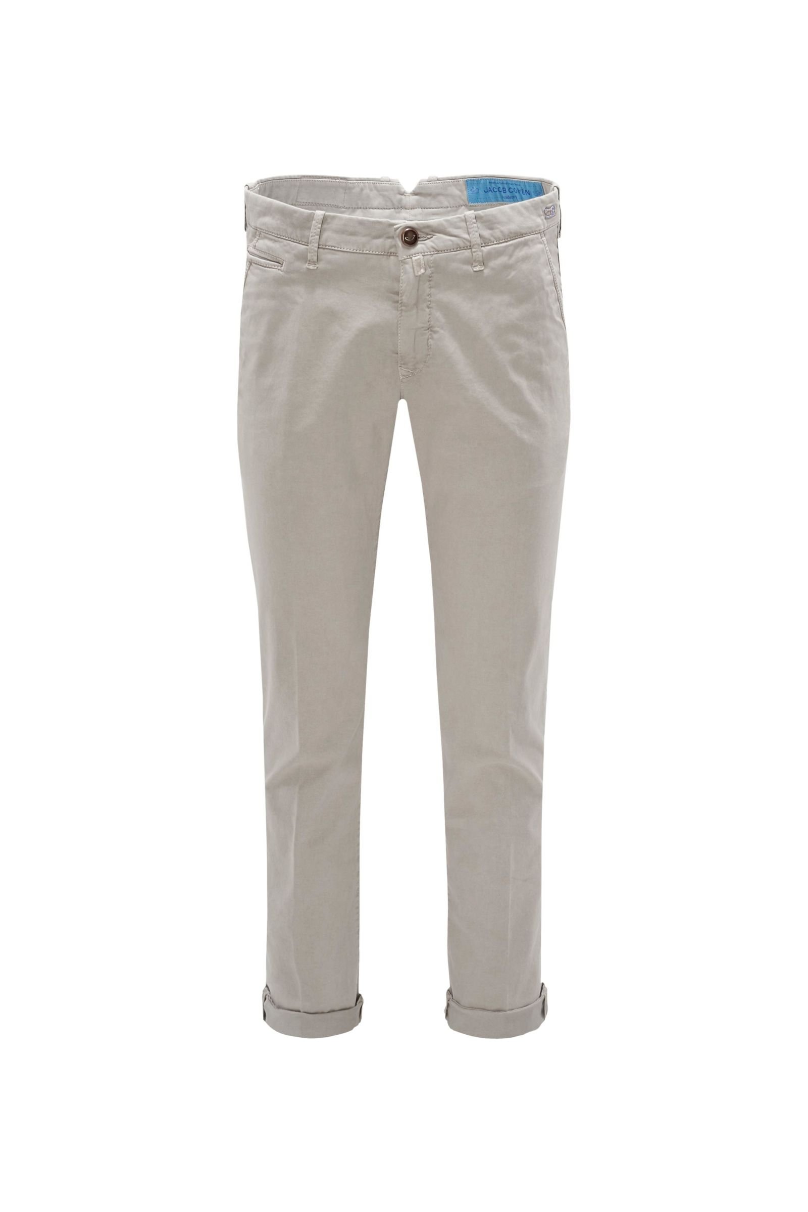 Cotton trousers 'B Comfort Slim Fit' beige