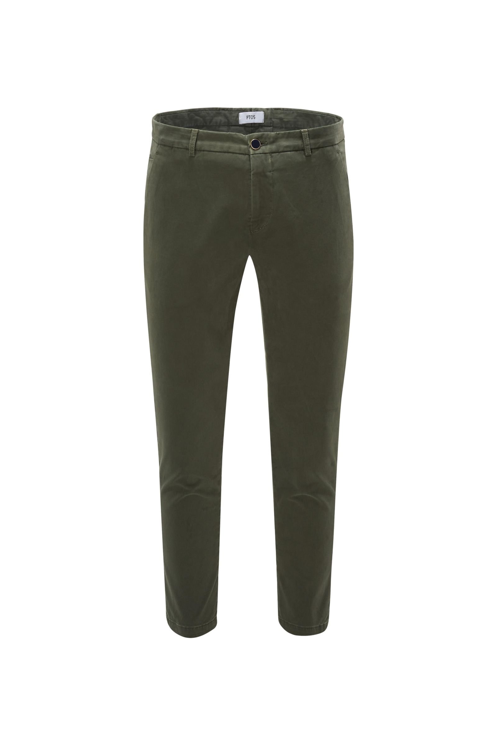 Cotton trousers 'Jungle Shaped Fit' dark green