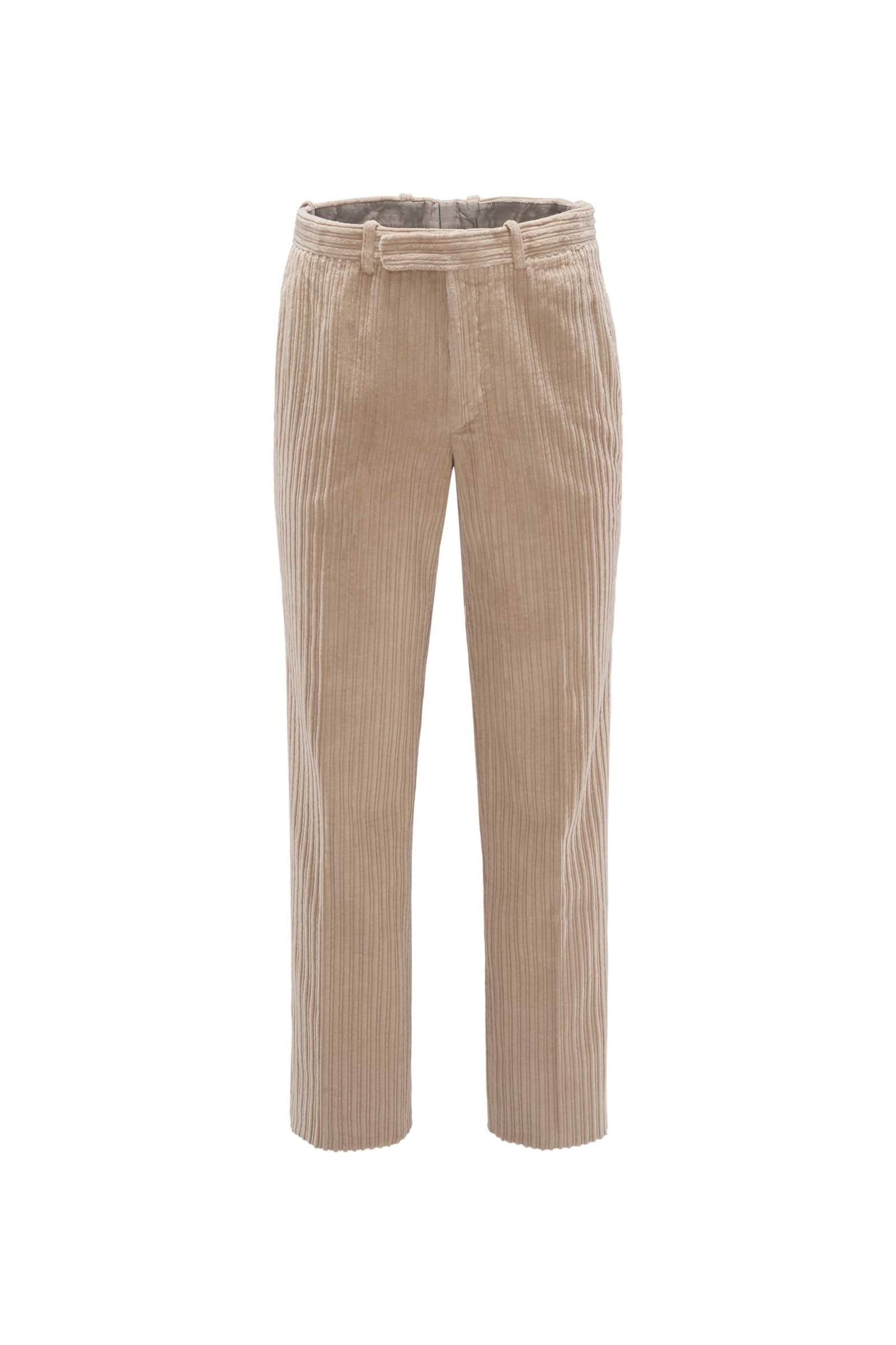 Corduroy trousers 'Aamadeus' beige