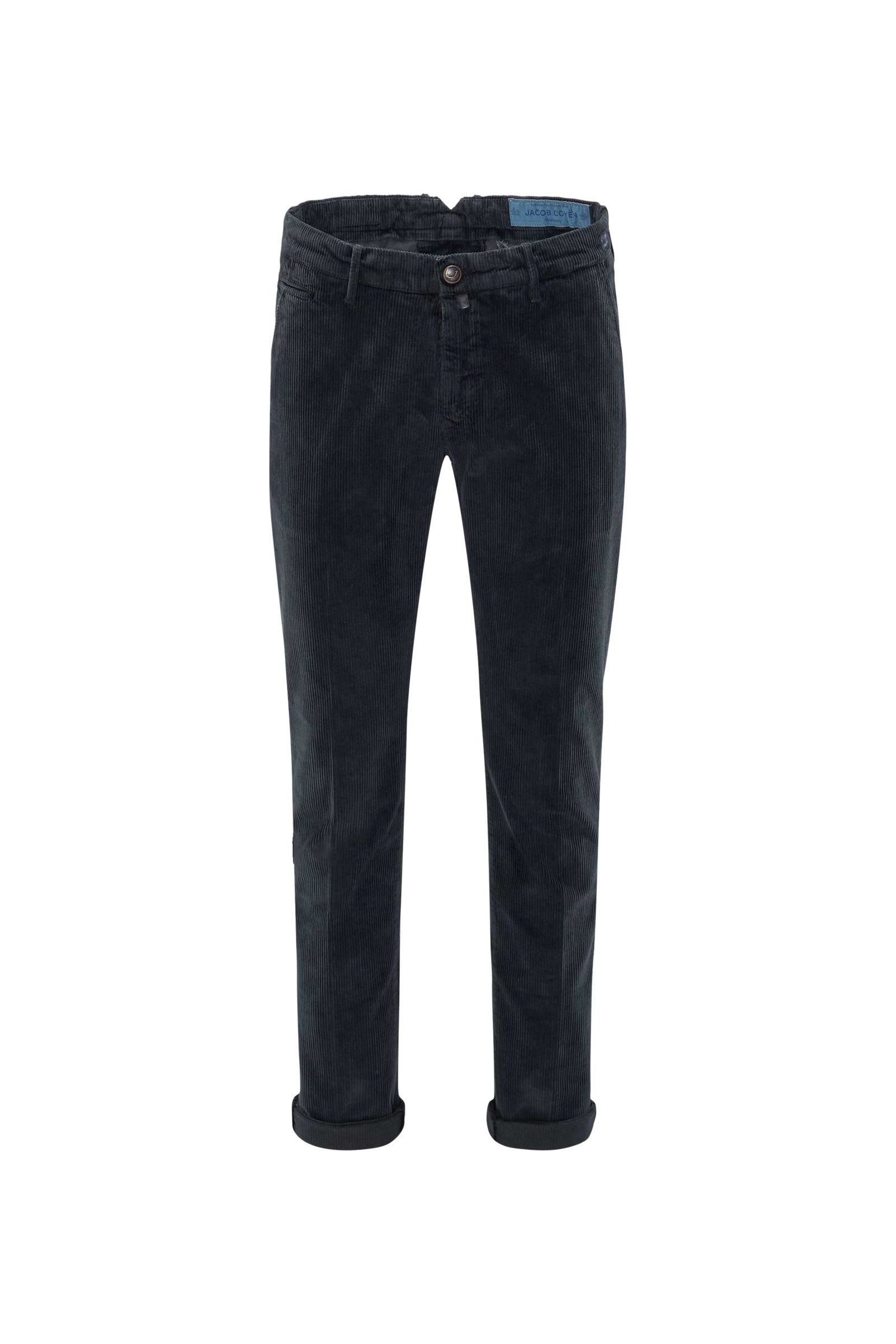 Corduroy trousers 'B Comfort Slim Fit' dark grey