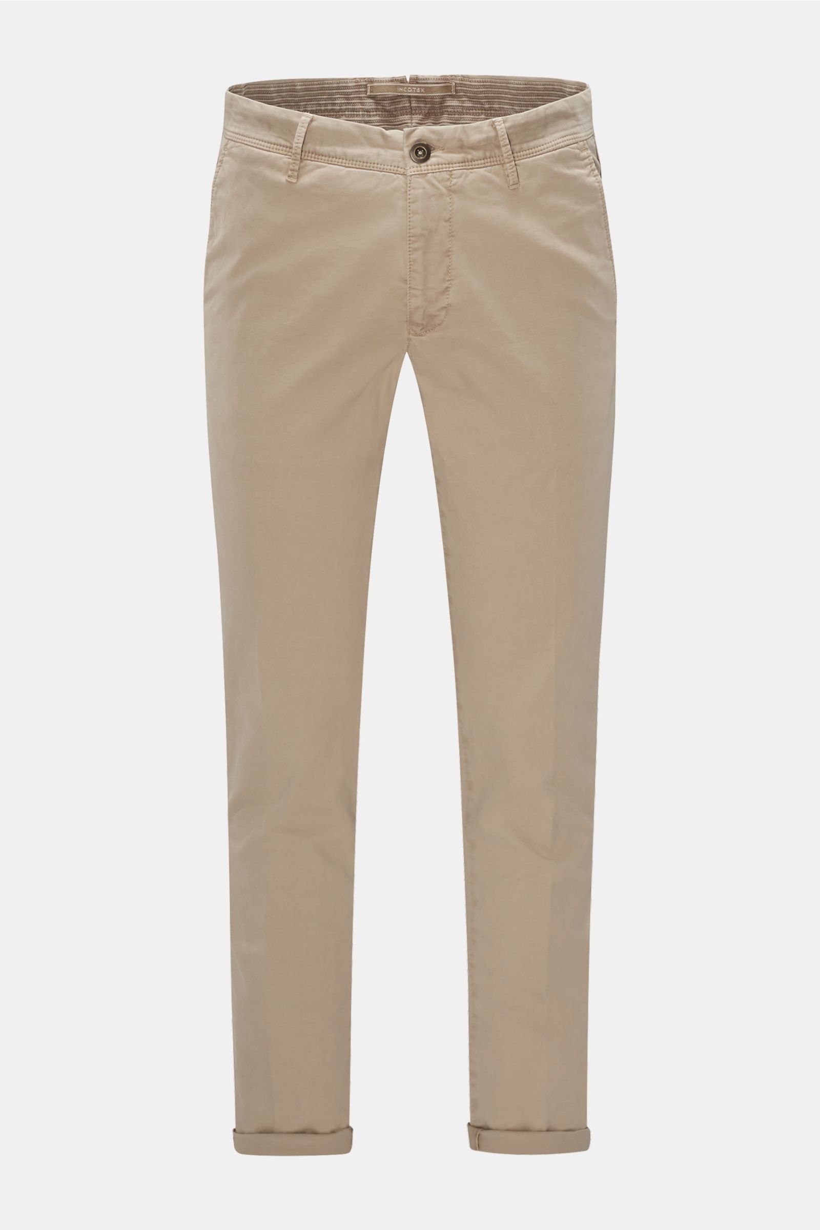 Cotton trousers 'Slacks' beige