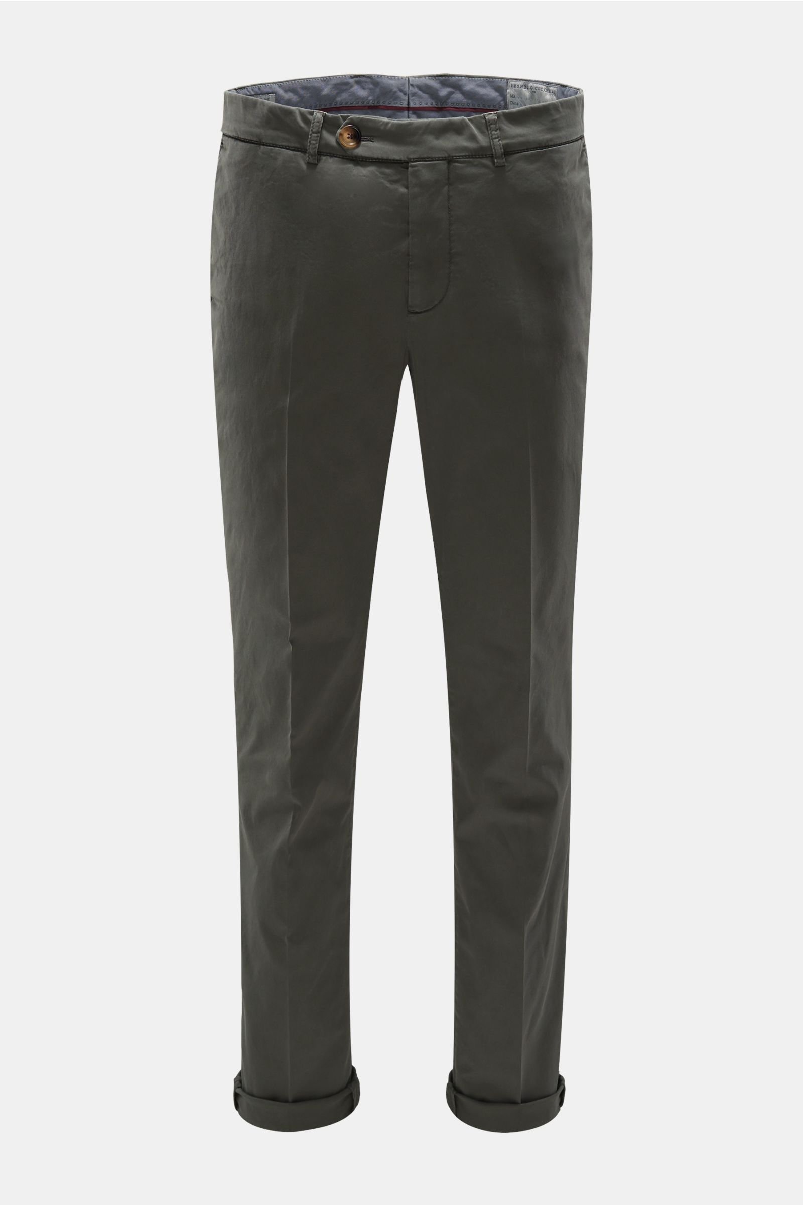 Chinos 'Traditional Fit' grey-green
