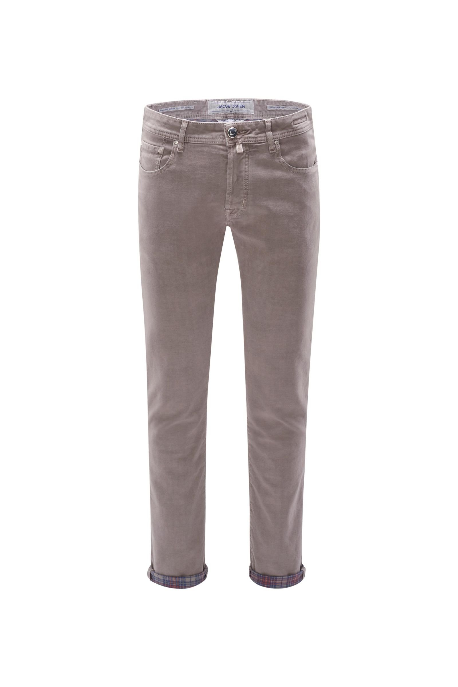 Fustian trousers 'J688 Comfort Slim Fit' grey