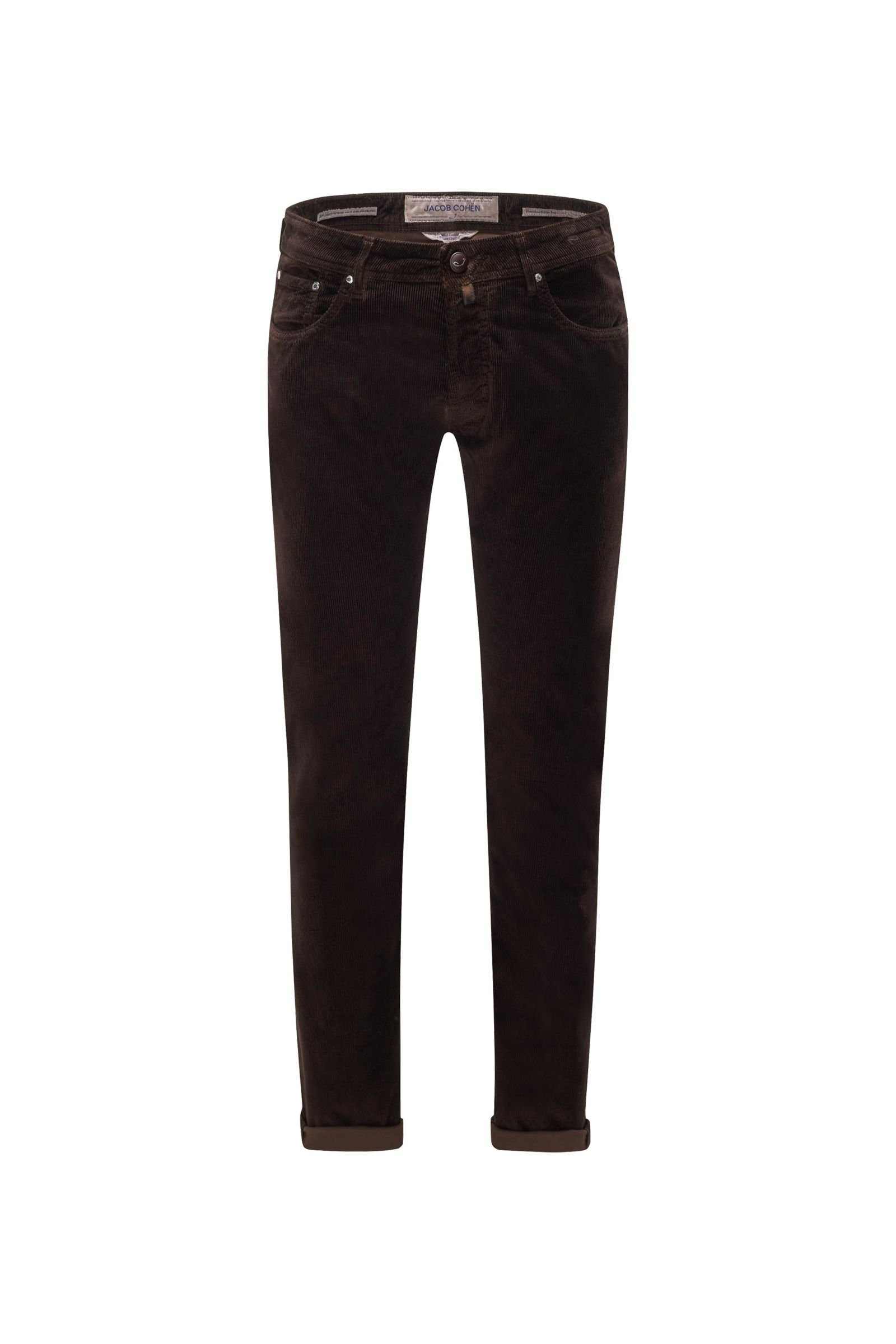 Corduroy trousers ‘J688 Comfort Slim Fit’ dark brown