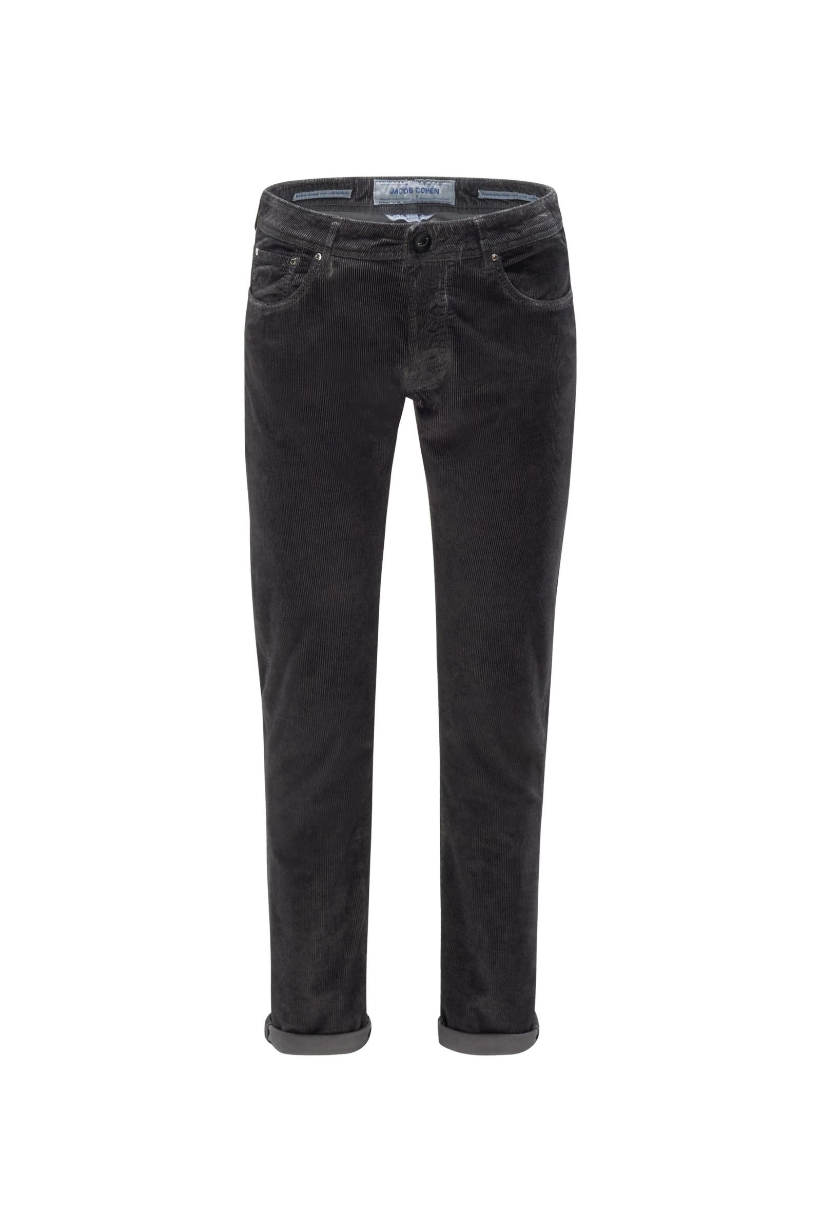 Corduroy trousers 'J688 Comfort Slim Fit' anthracite