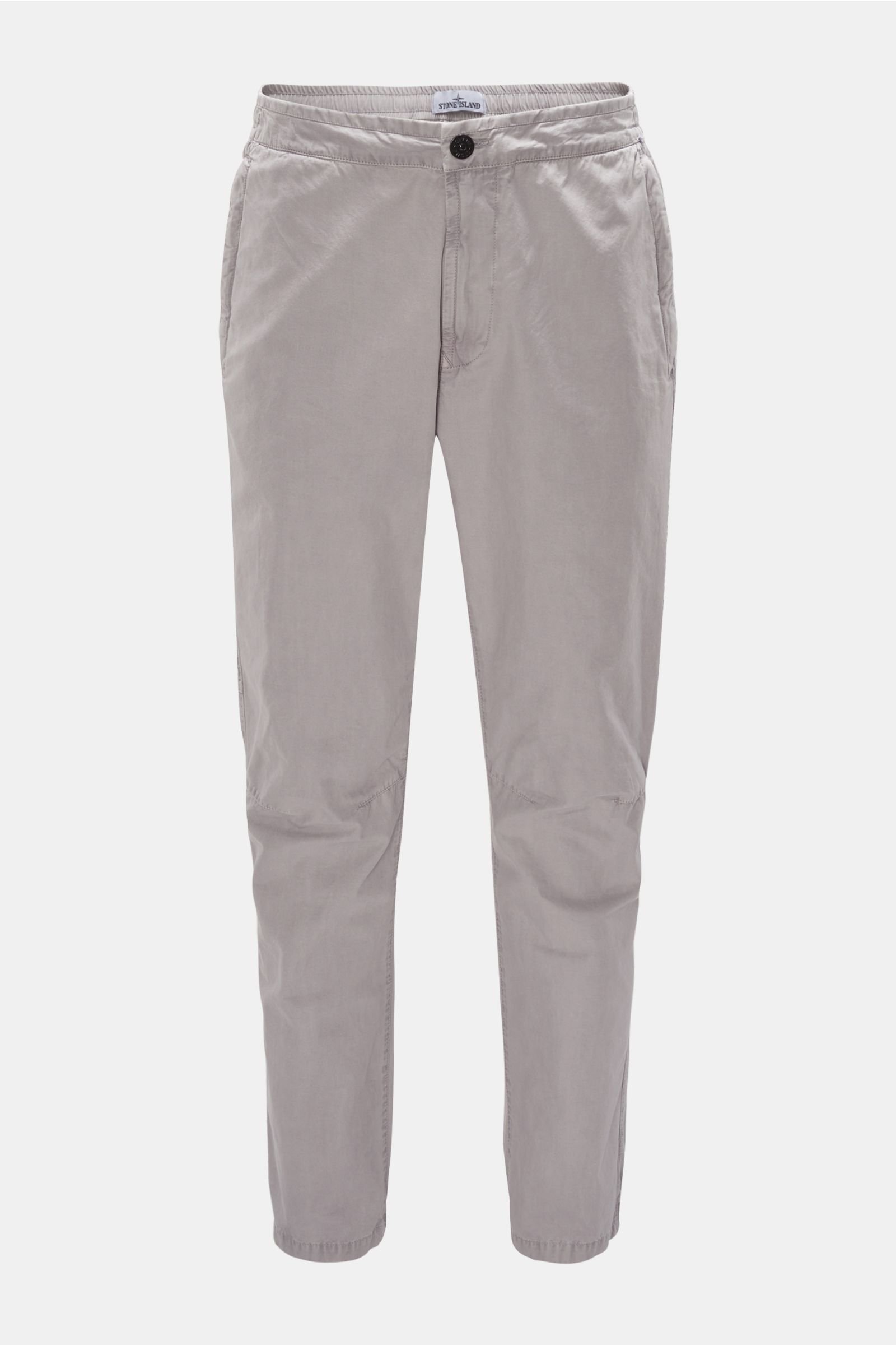 Cotton jogger pants light grey