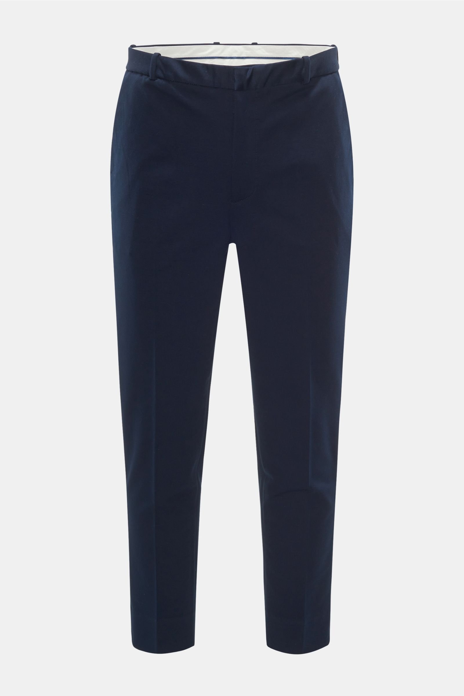 Jersey trousers navy