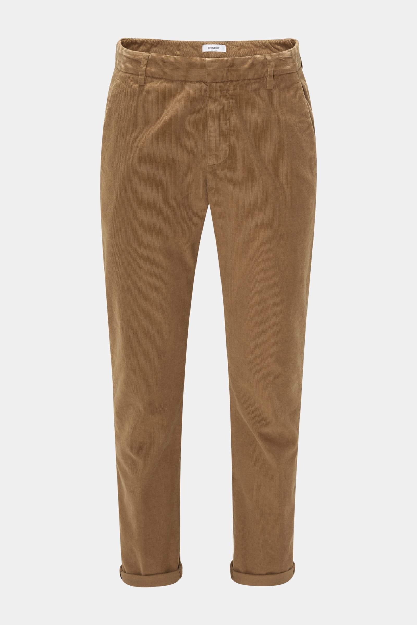 Corduroy trousers light brown
