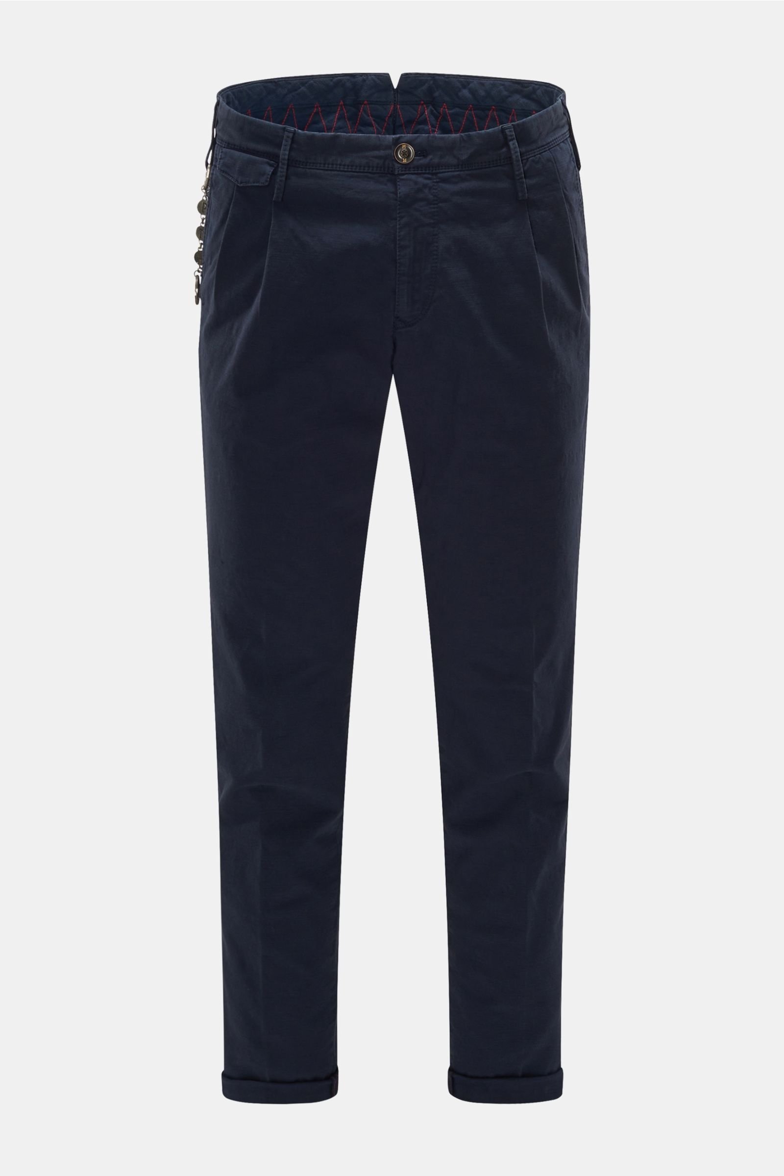Cotton trousers 'Arial' navy