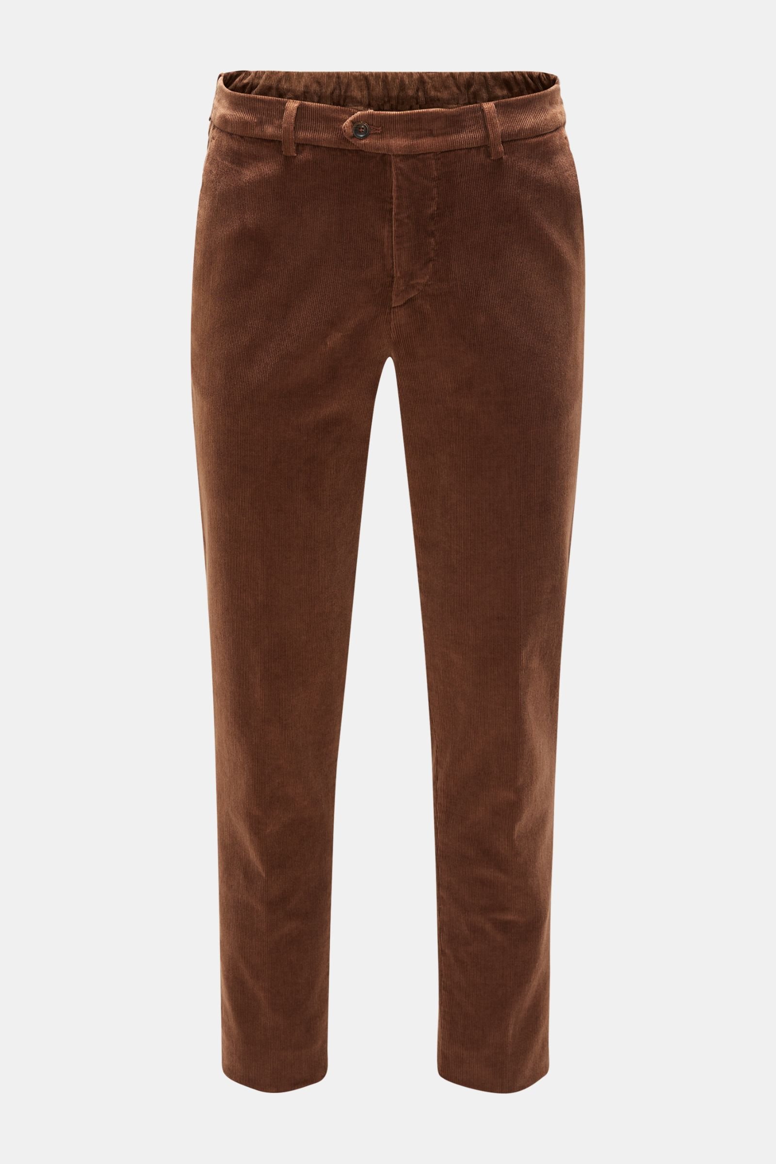 Corduroy trousers 'Evo' brown