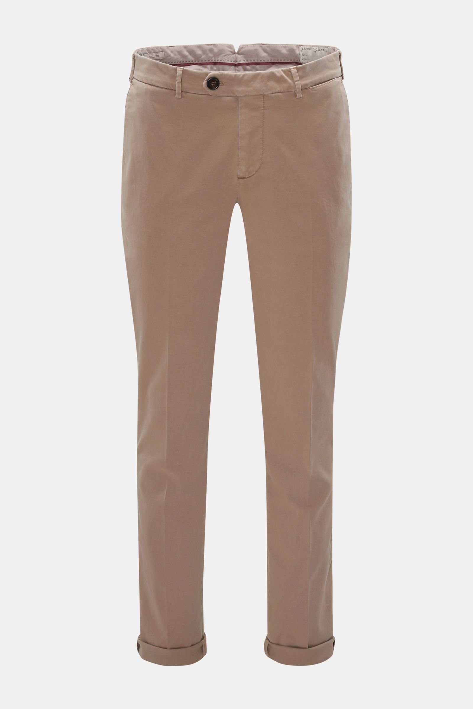 'Traditional Fit' chinos grey-brown