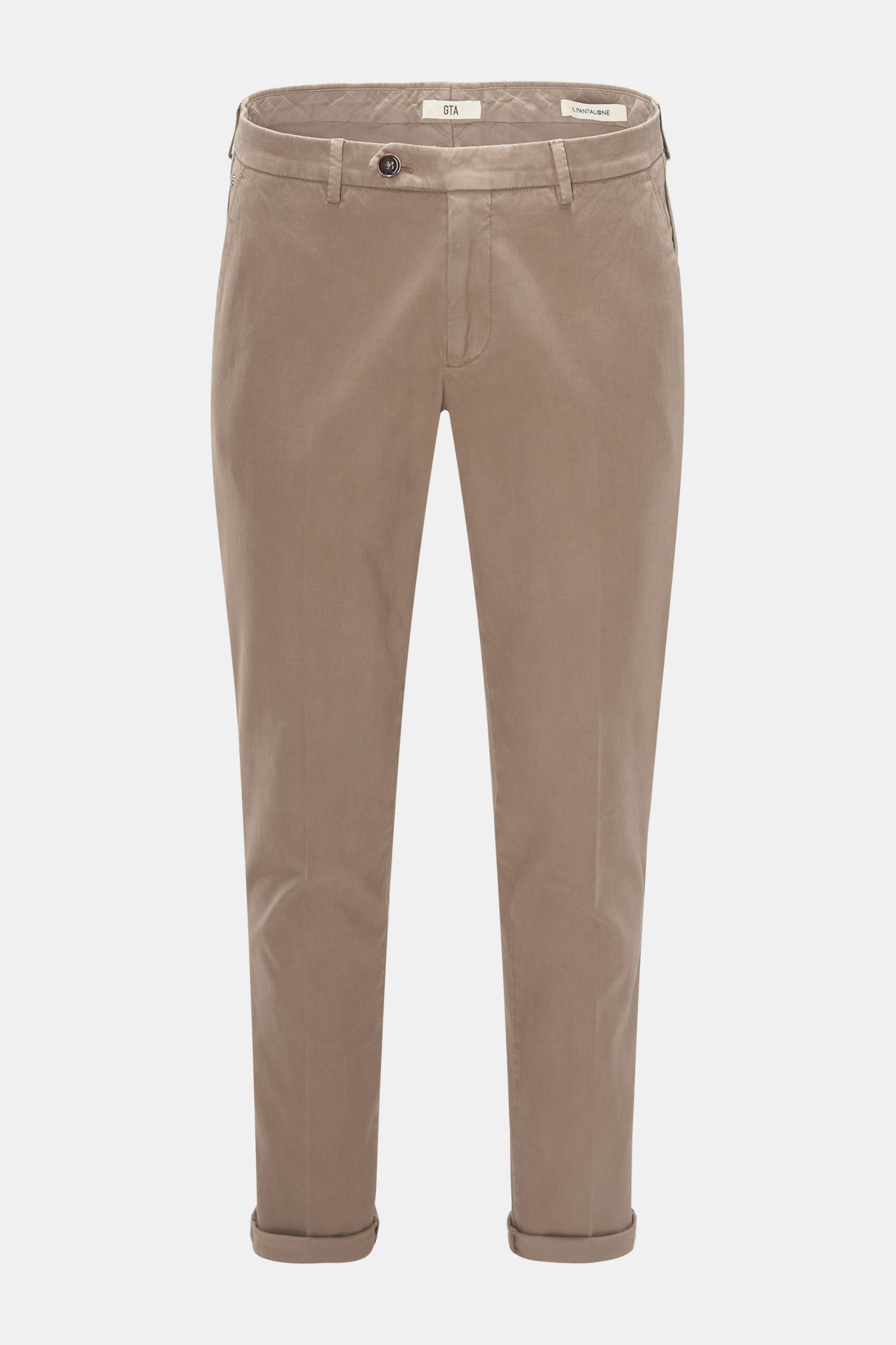 Cotton trousers 'Nikko' light brown