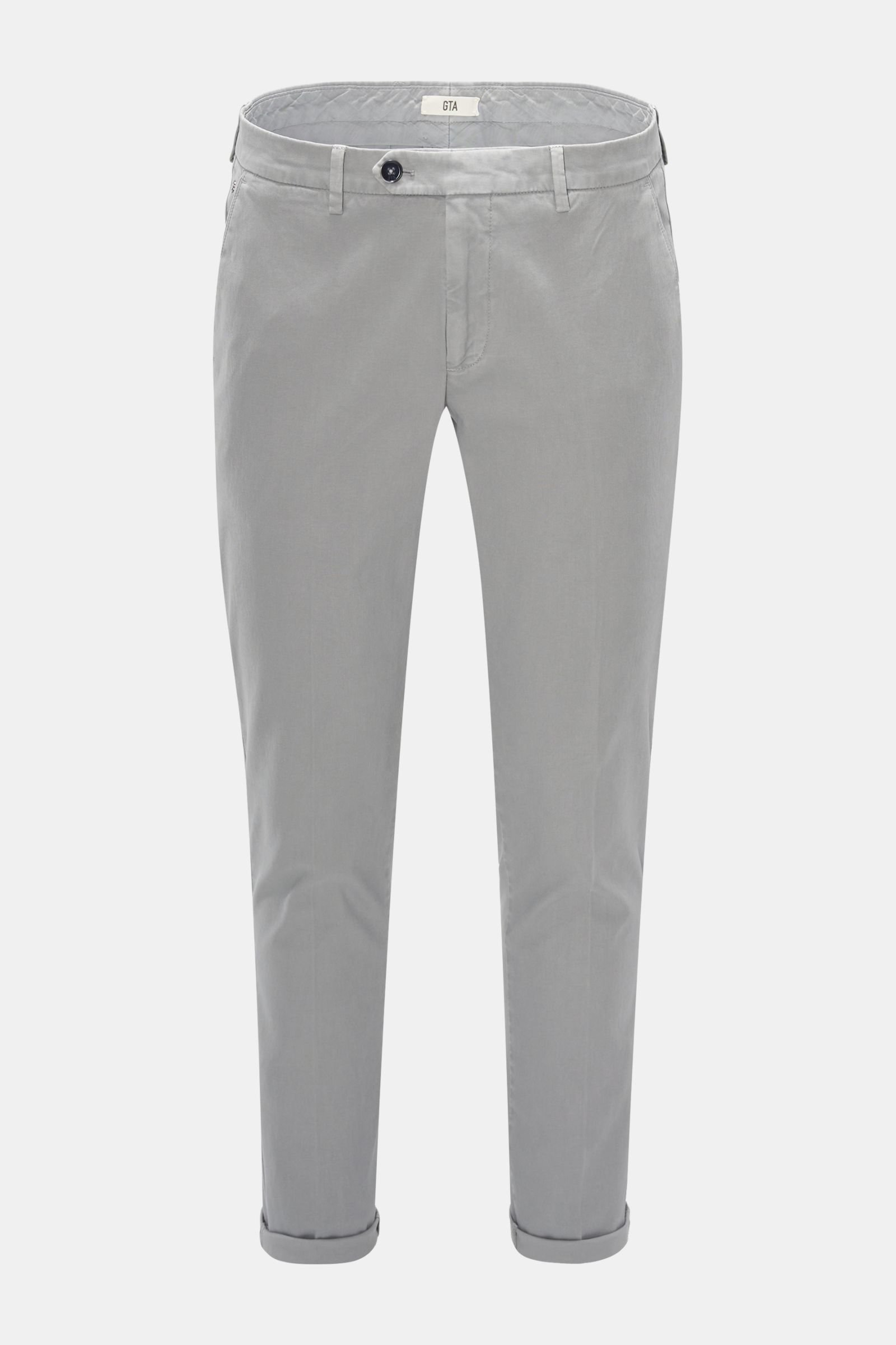 Cotton trousers 'Nikko' light grey