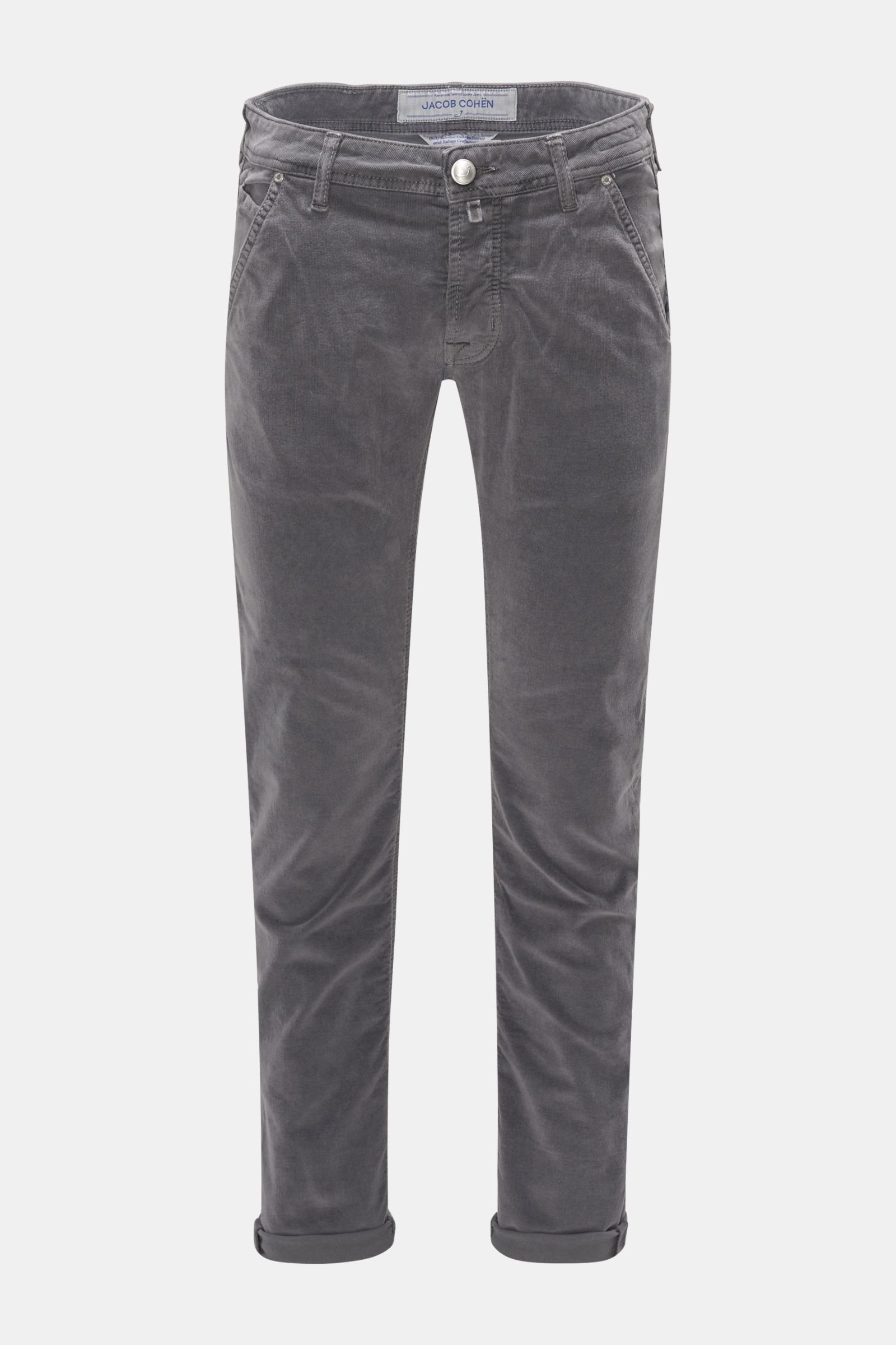 Corduroy trousers 'J613 Comfort Slim Fit' grey