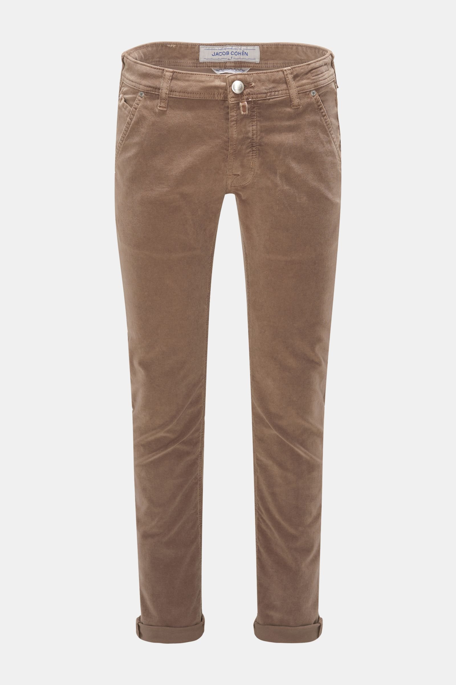 Corduroy trousers 'J613 Comfort Slim Fit' light brown