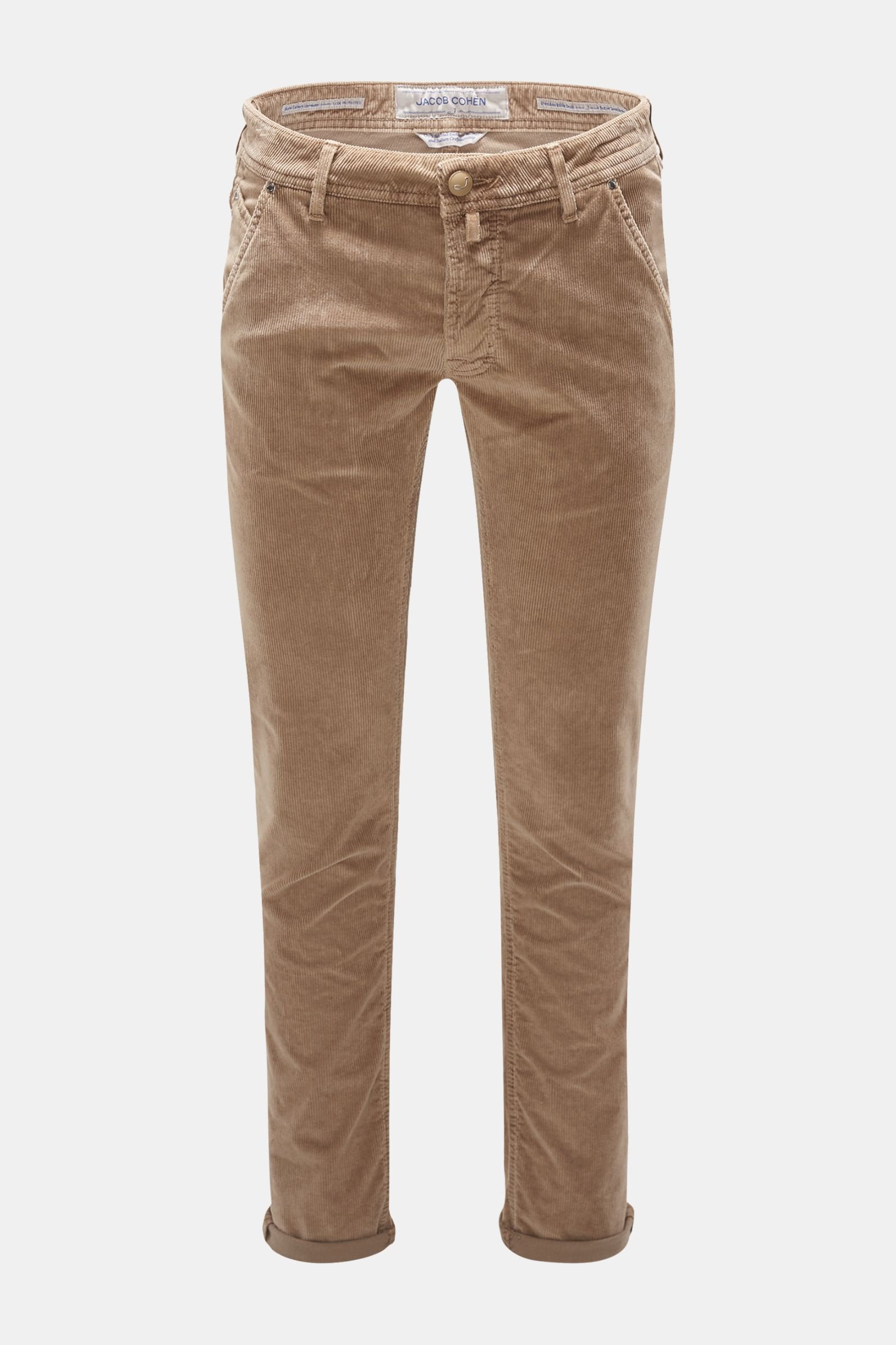 Corduroy trousers 'J613 Comfort Extra Slim Fit' light brown 