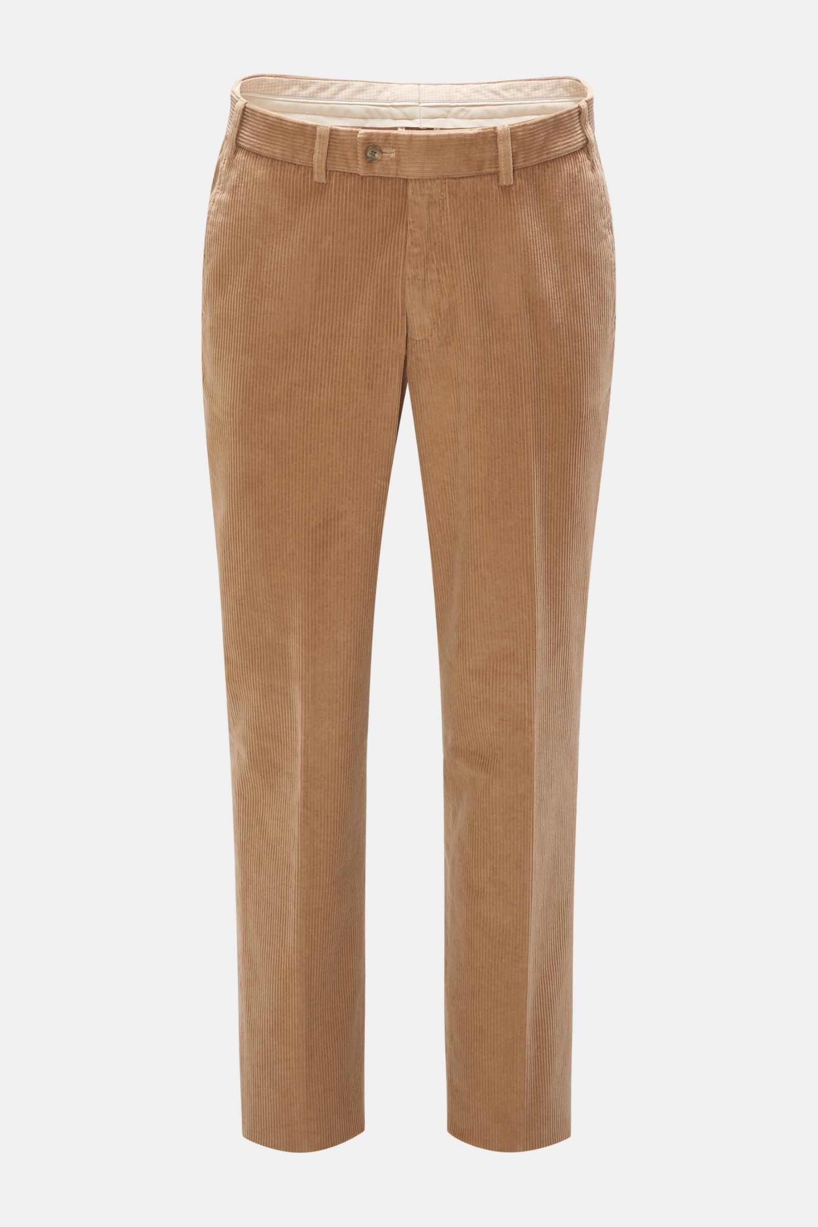 Corduroy trousers 'Parma' light brown